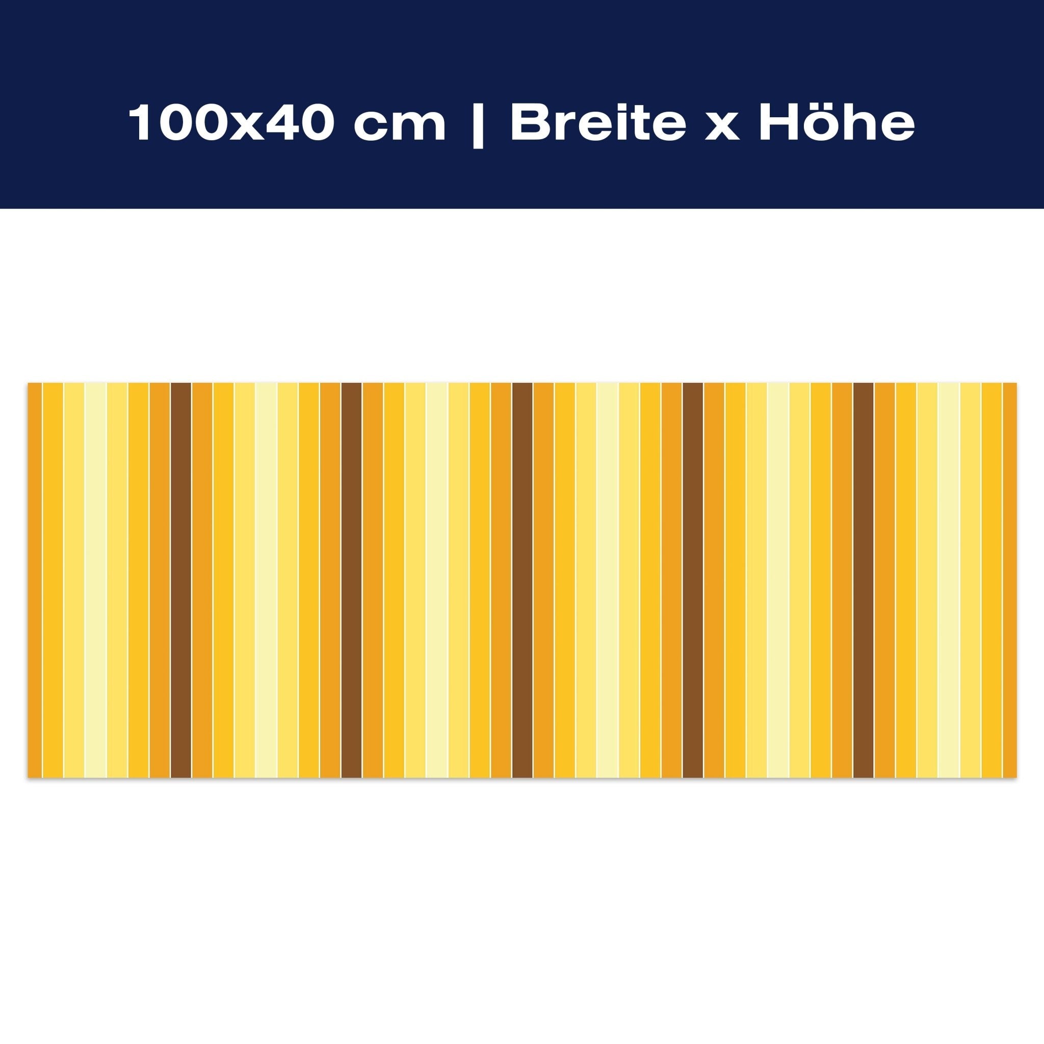 Leinwandbild Gelb Muster M0093