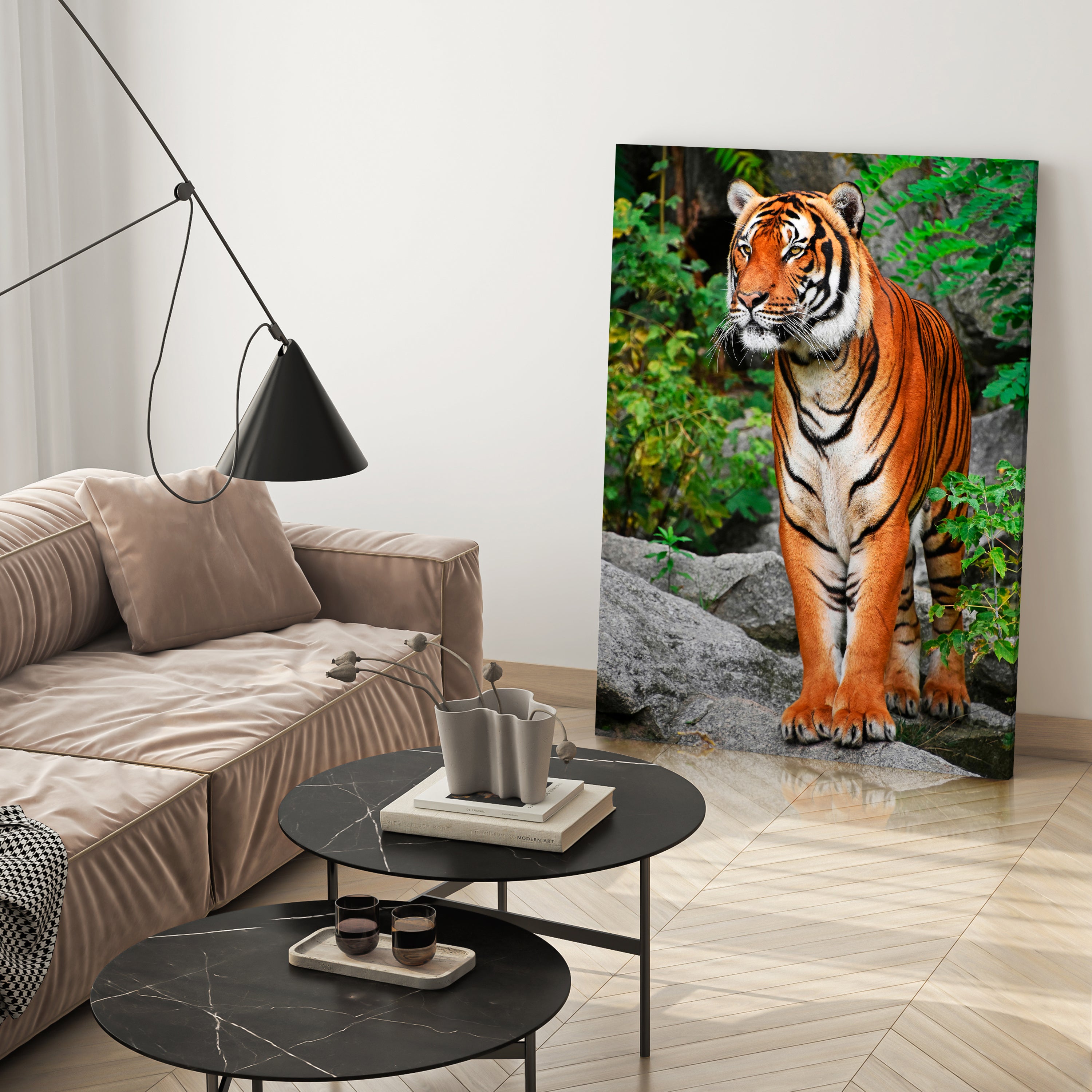 Leinwandbild Tiere, Hochformat, Tiger M0096 kaufen - Bild 3