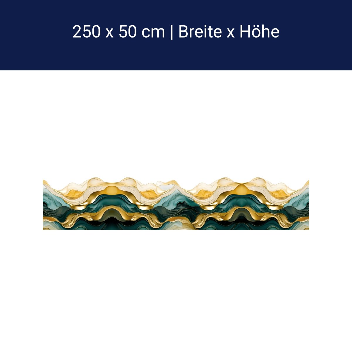 Panorama-Fototapete Abstrakte Wellen M0122