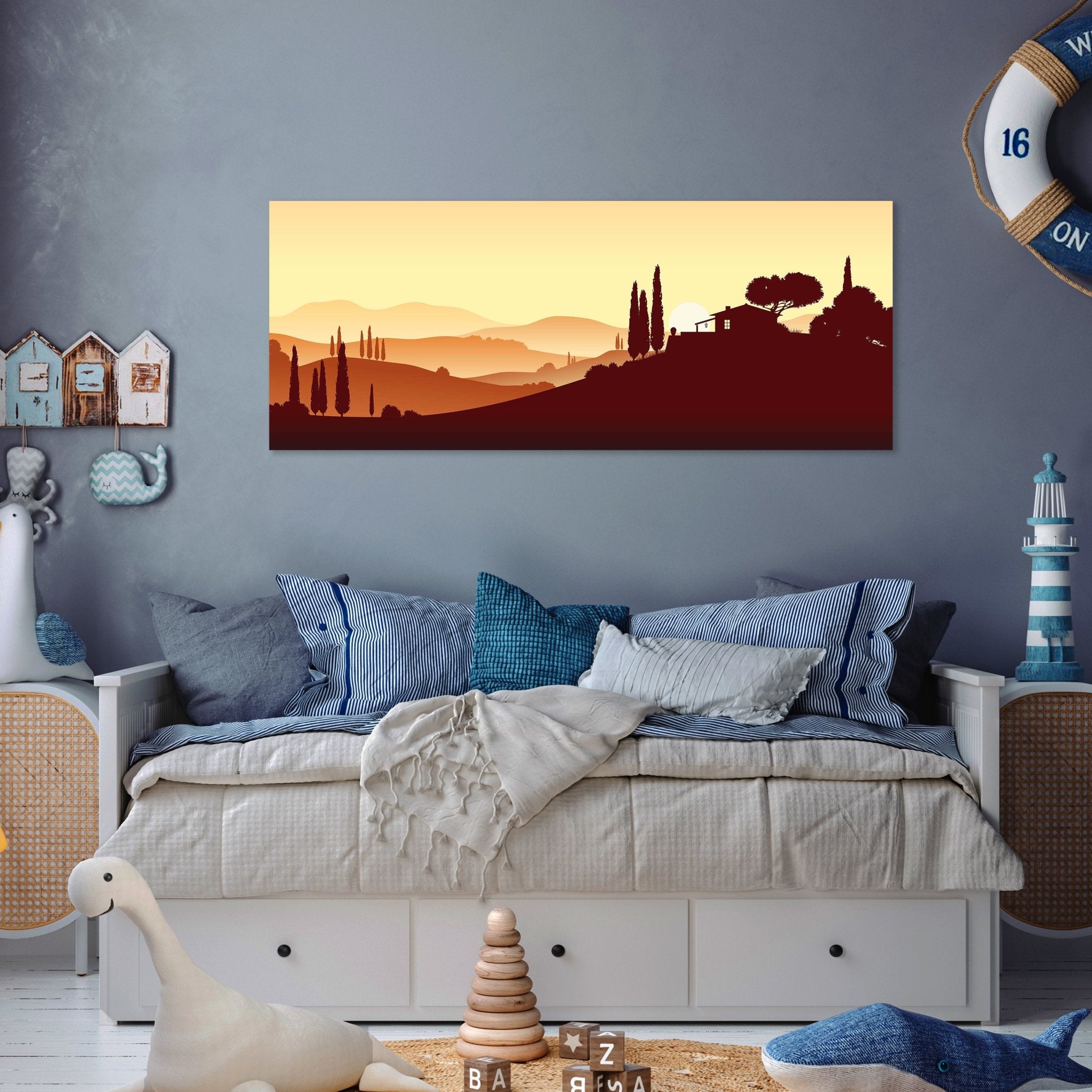 Leinwandbild Italienische Landschaft Natur M0177 kaufen - Bild 3