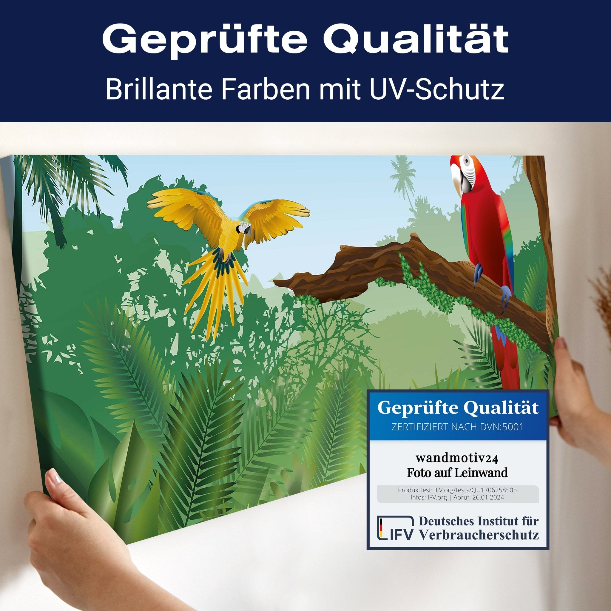 Leinwandbild Landschaft Regenwald Natur M0193 kaufen - Bild 4