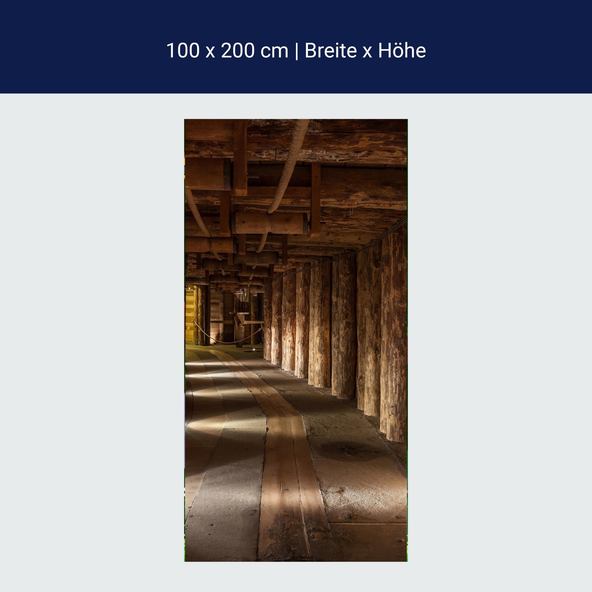 Türtapete Salzbergwerk Polen M0289