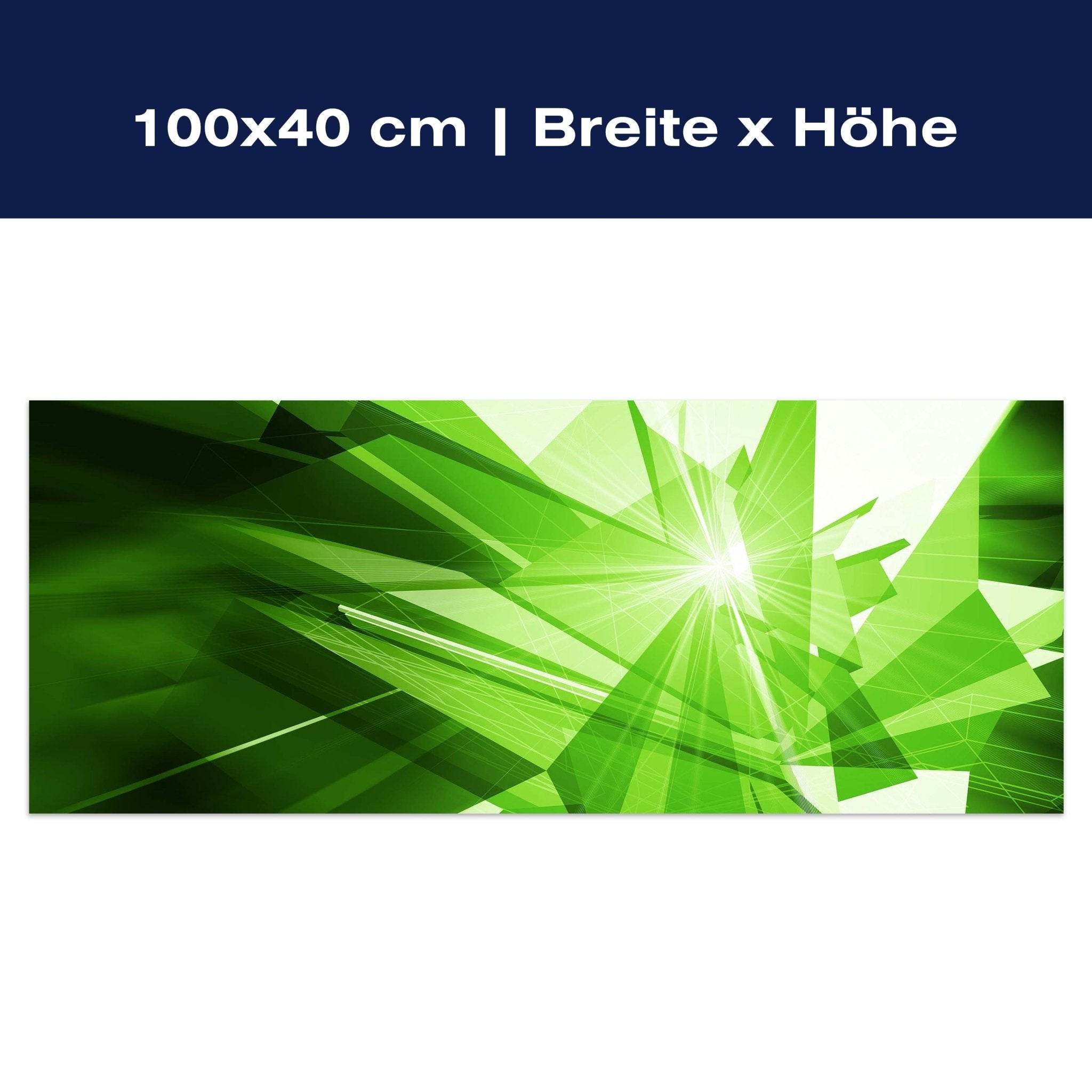 Leinwandbild Grüne Dynamik M0425