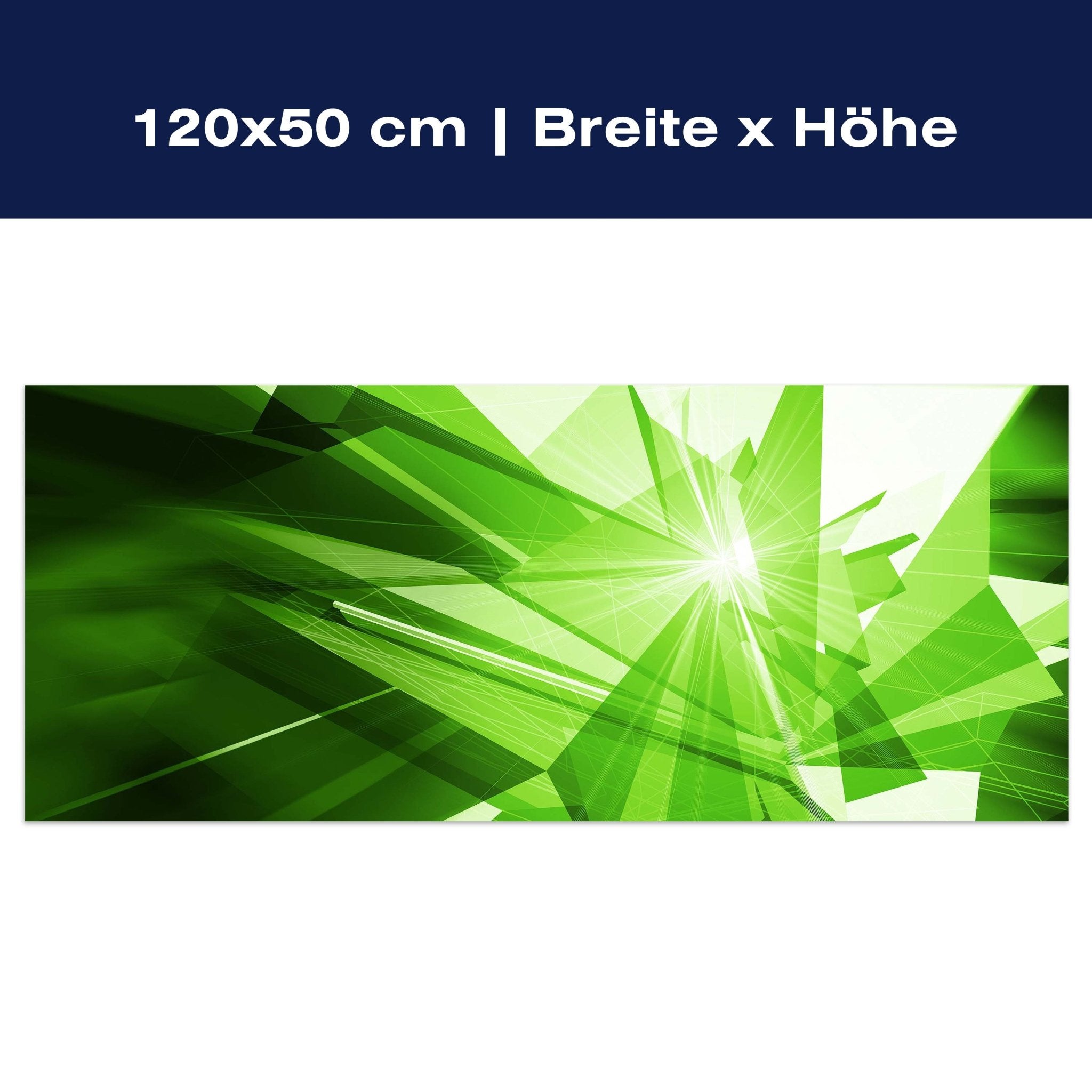 Leinwandbild Grüne Dynamik M0425