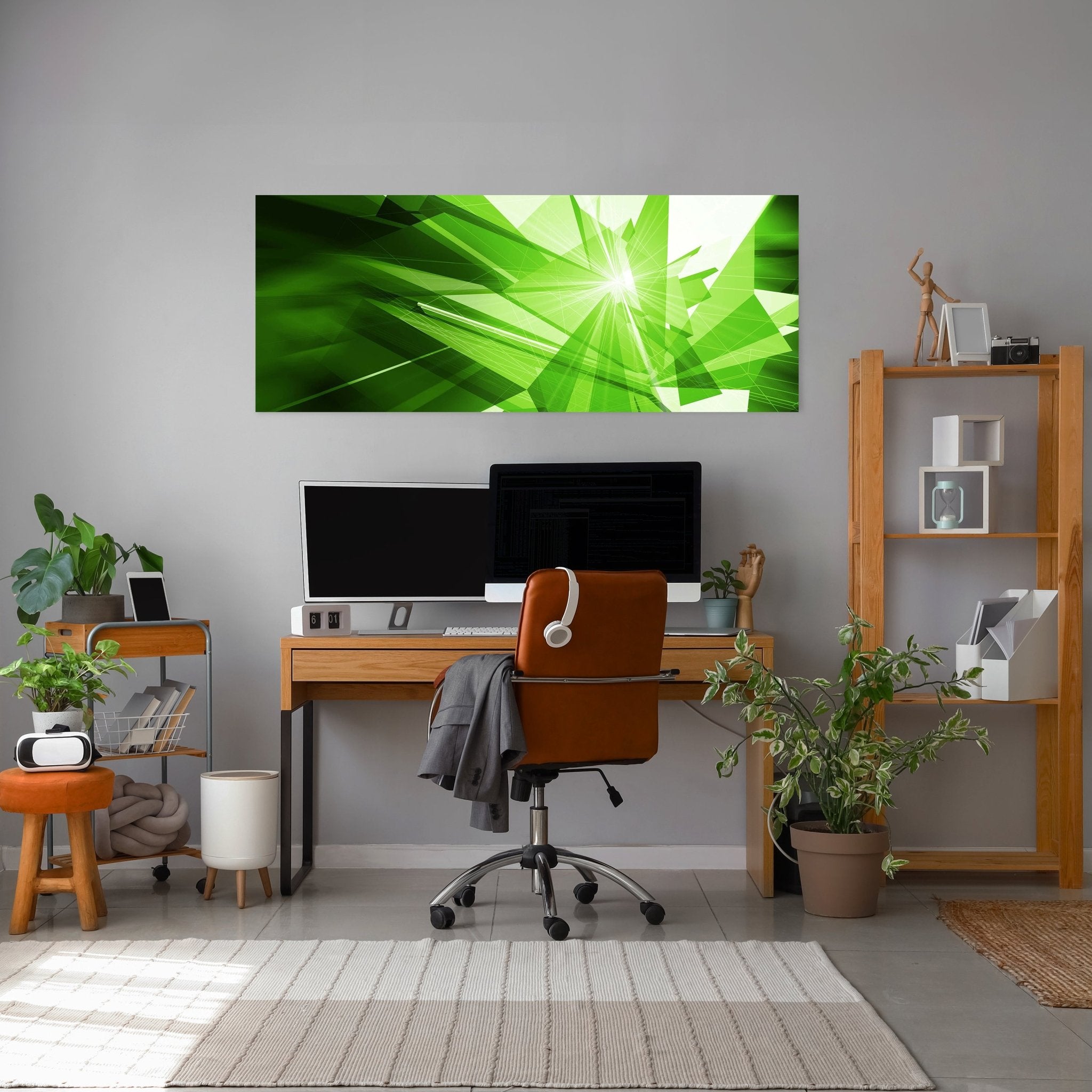 Leinwandbild Grüne Dynamik M0425 kaufen - Bild 3