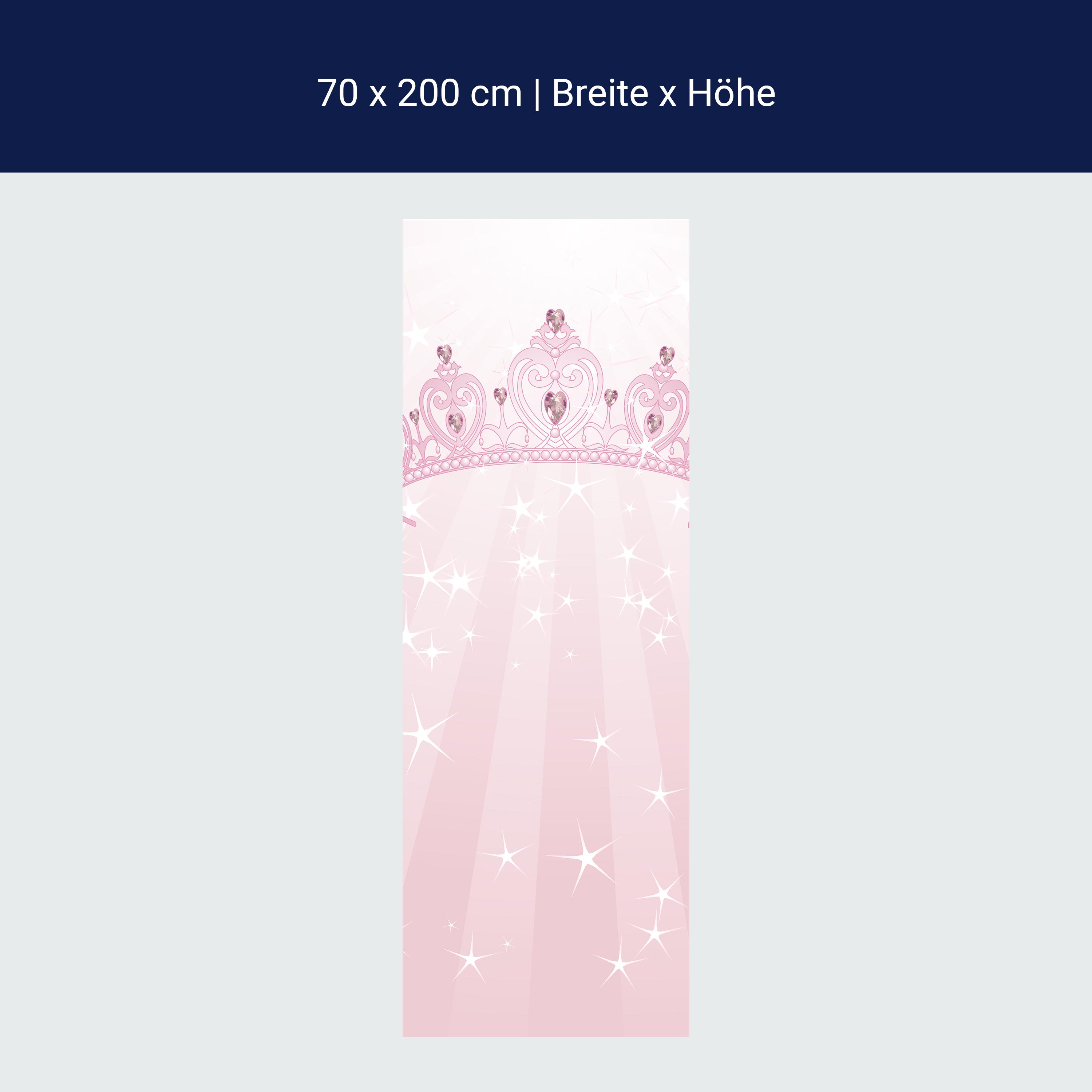 Türtapete Prinzessinnenkrone M0436