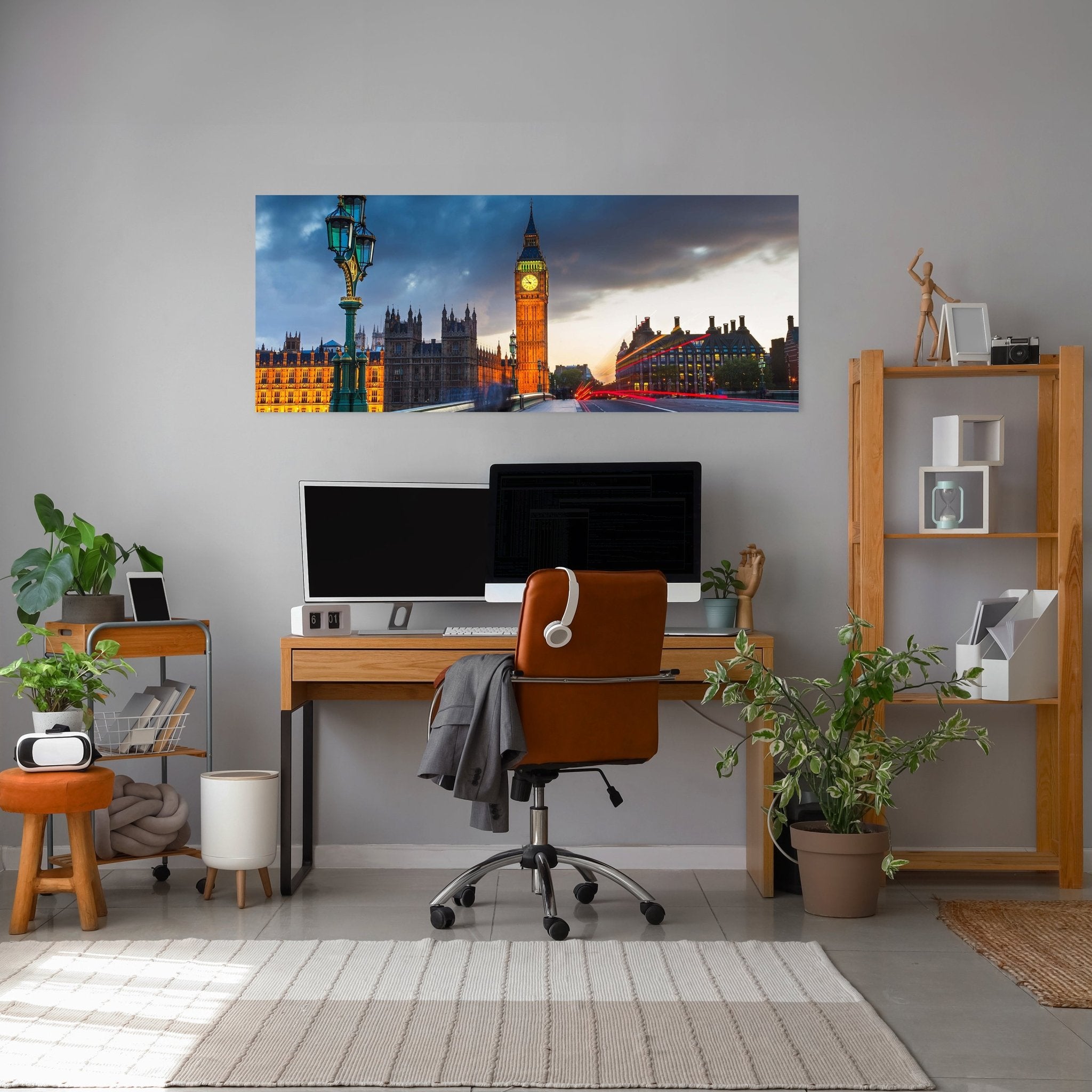 Leinwandbild Big Ben bei Nacht M0443 kaufen - Bild 3