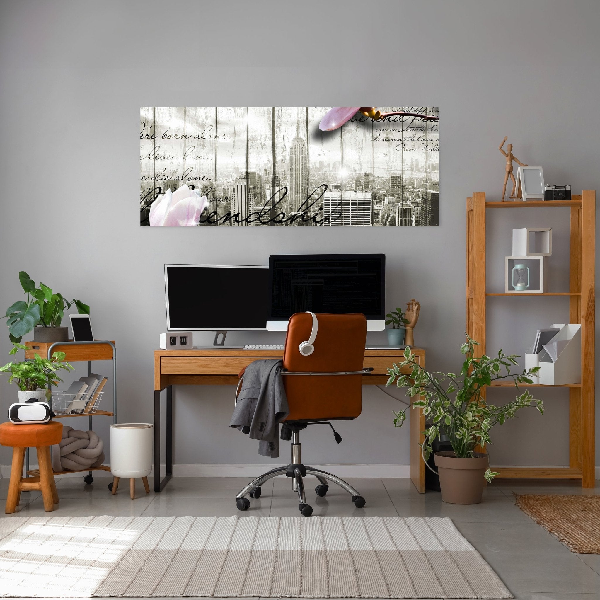 Leinwandbild Style New York Blüten M0546 kaufen - Bild 3