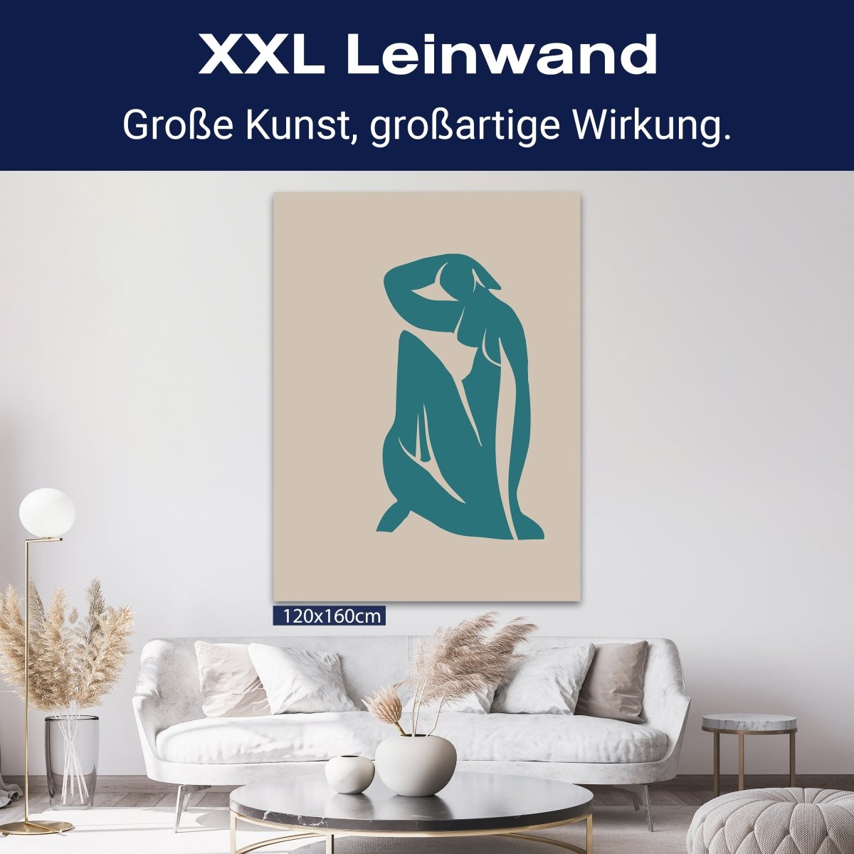 Leinwandbild Minimalismus, Frau, Hochformat M0655 kaufen - Bild 9