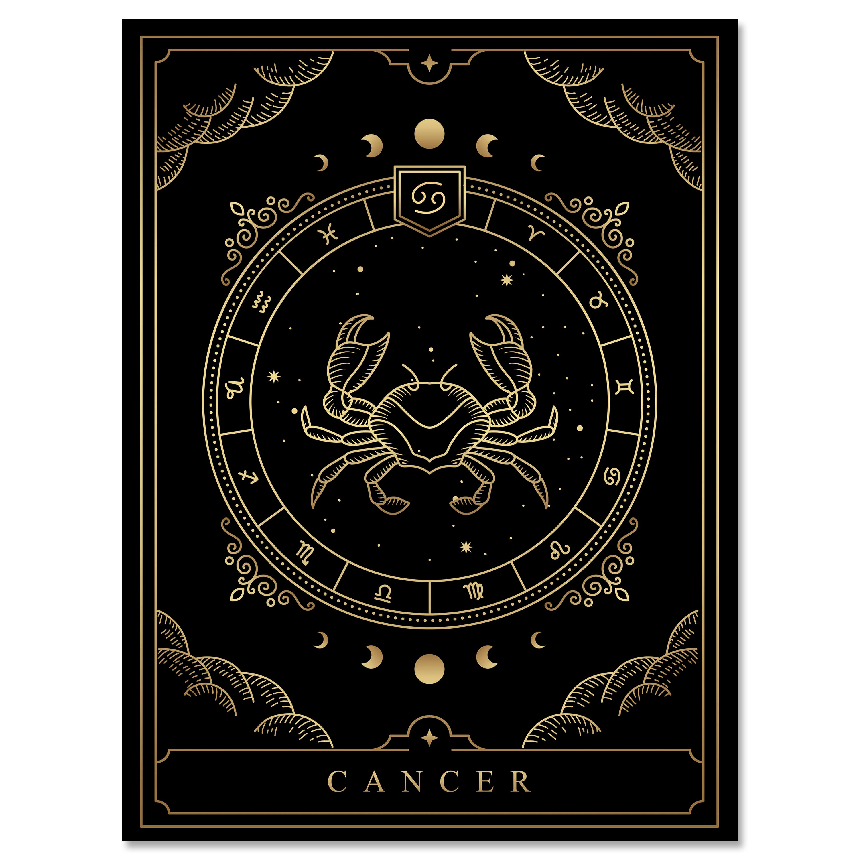 Leinwandbild Sternzeichen, Krebs, Hochformat M0709 kaufen - Bild 1