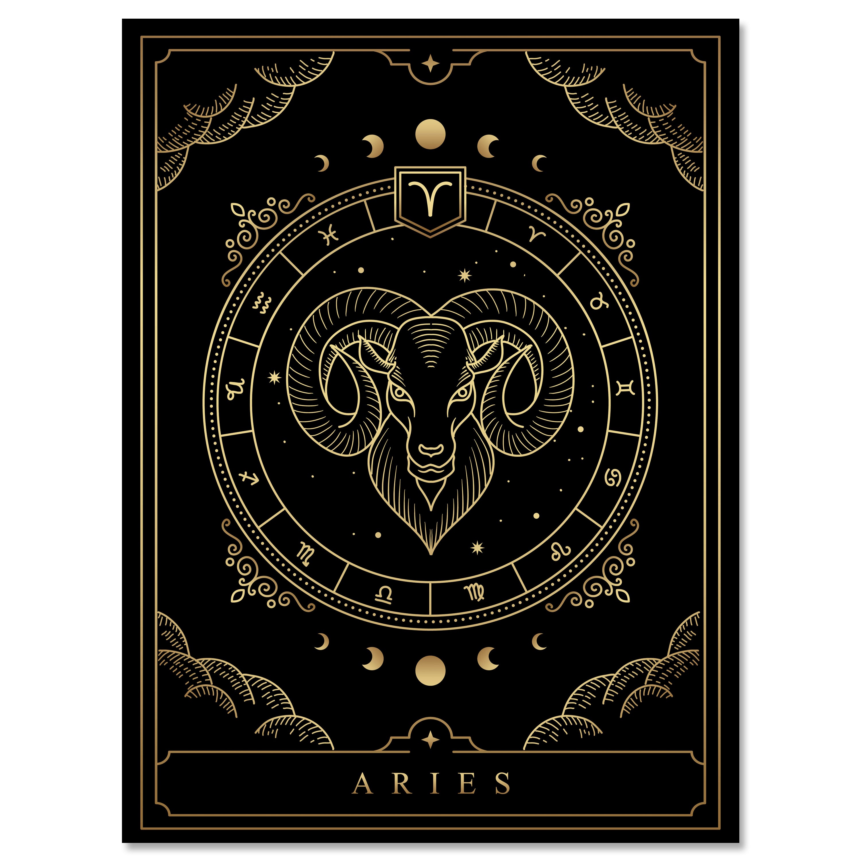 Leinwandbild Sternzeichen, Widder, Hochformat M0712 kaufen - Bild 1