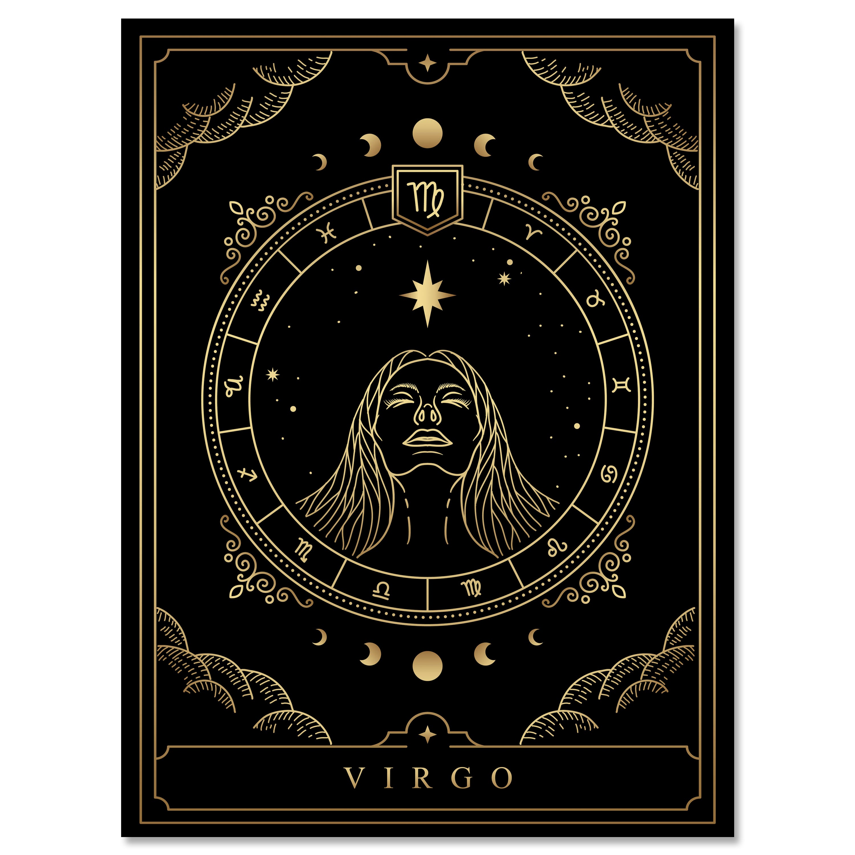 Leinwandbild Sternzeichen, Jungfrau, Hochformat M0715 kaufen - Bild 1