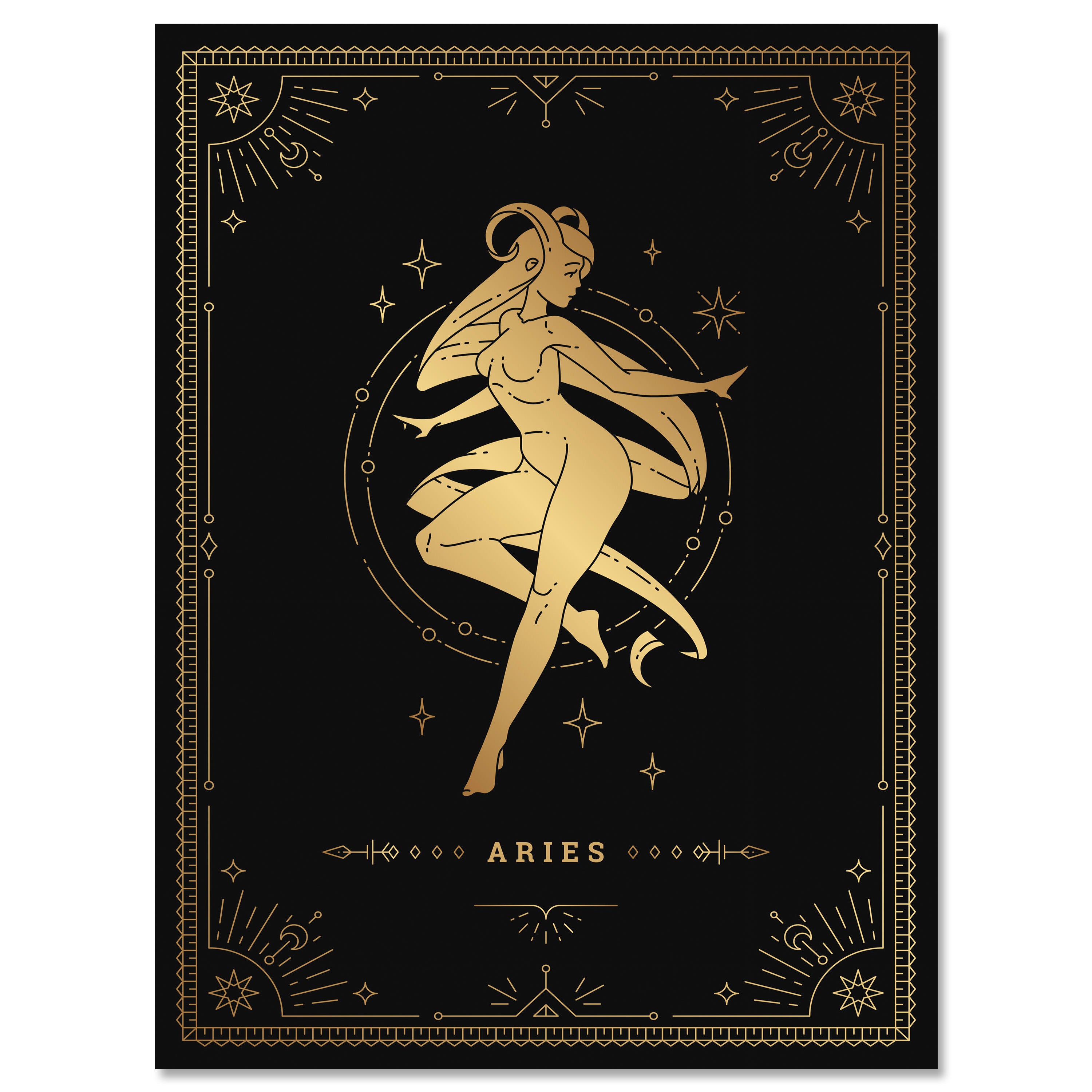 Leinwandbild Sternzeichen, Widder, Hochformat M0719 kaufen - Bild 1