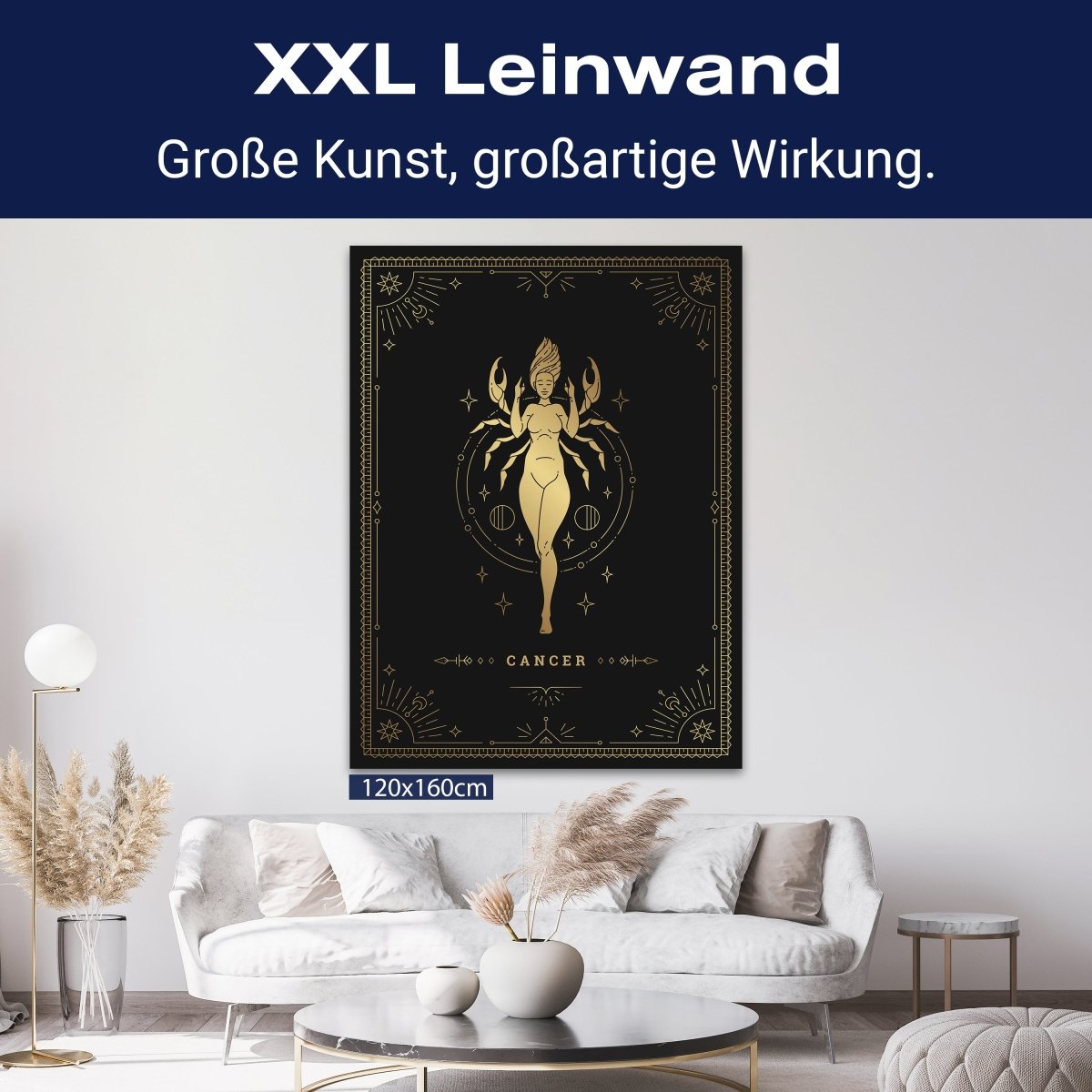 Leinwandbild Sternzeichen, Krebs, Hochformat M0720 kaufen - Bild 9
