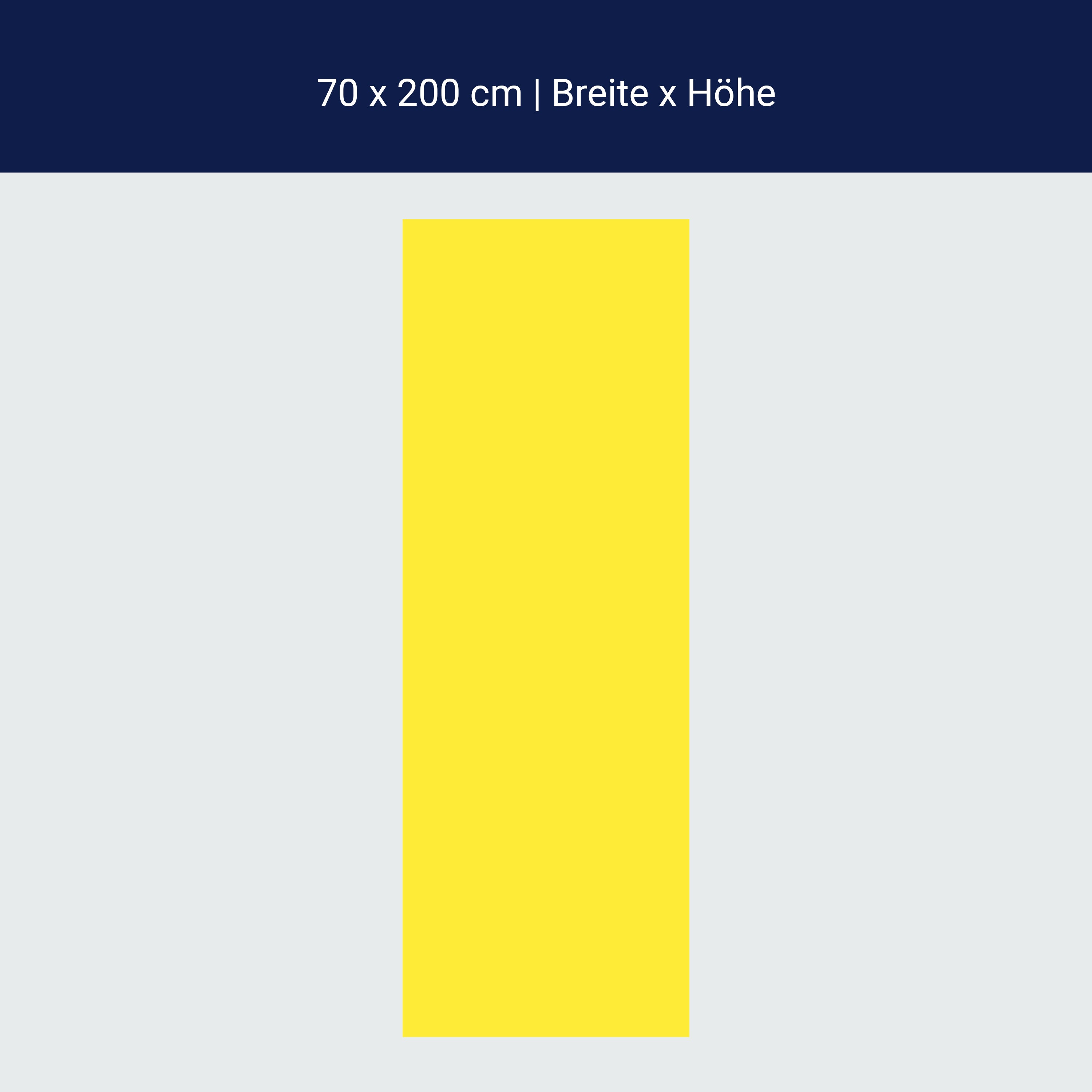 Türtapete einfarbig Gelb M0740