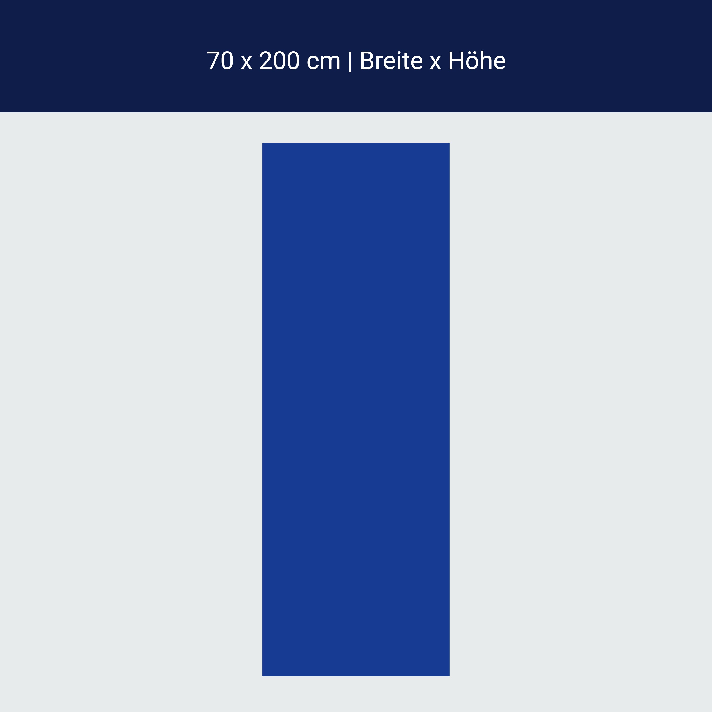 Türtapete einfarbig Königsblau M0745