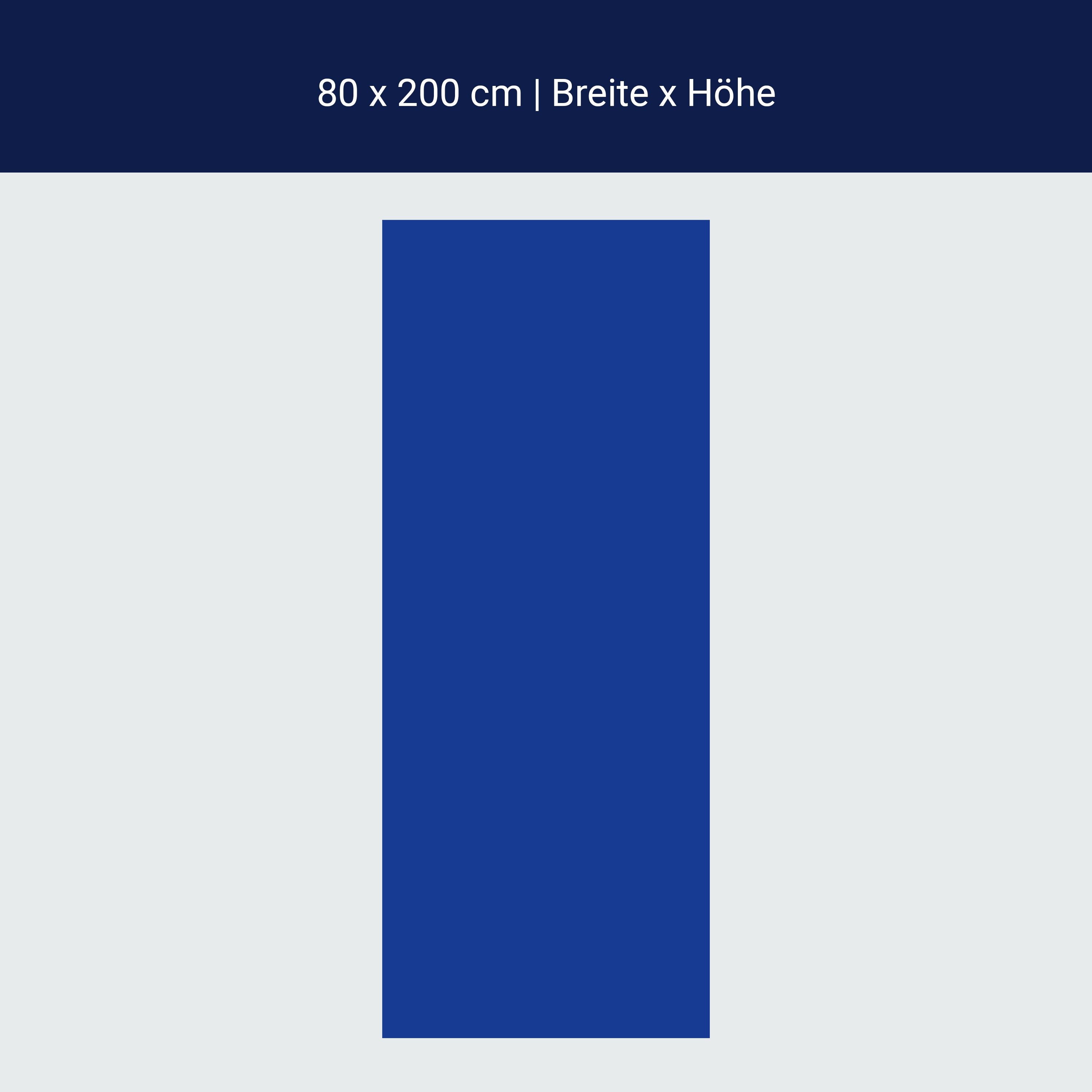 Türtapete einfarbig Königsblau M0745