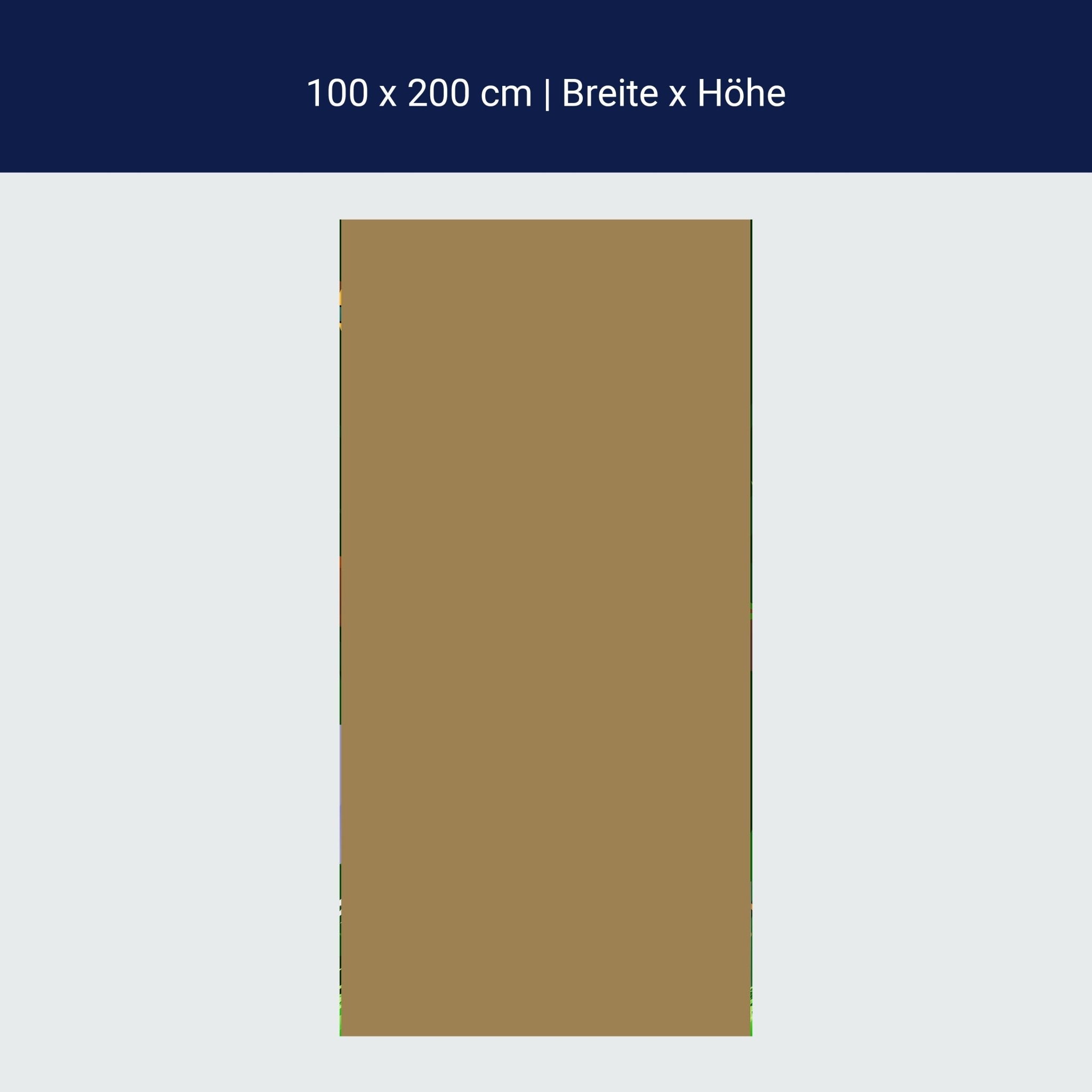 Türtapete einfarbig Hellbraun M0749