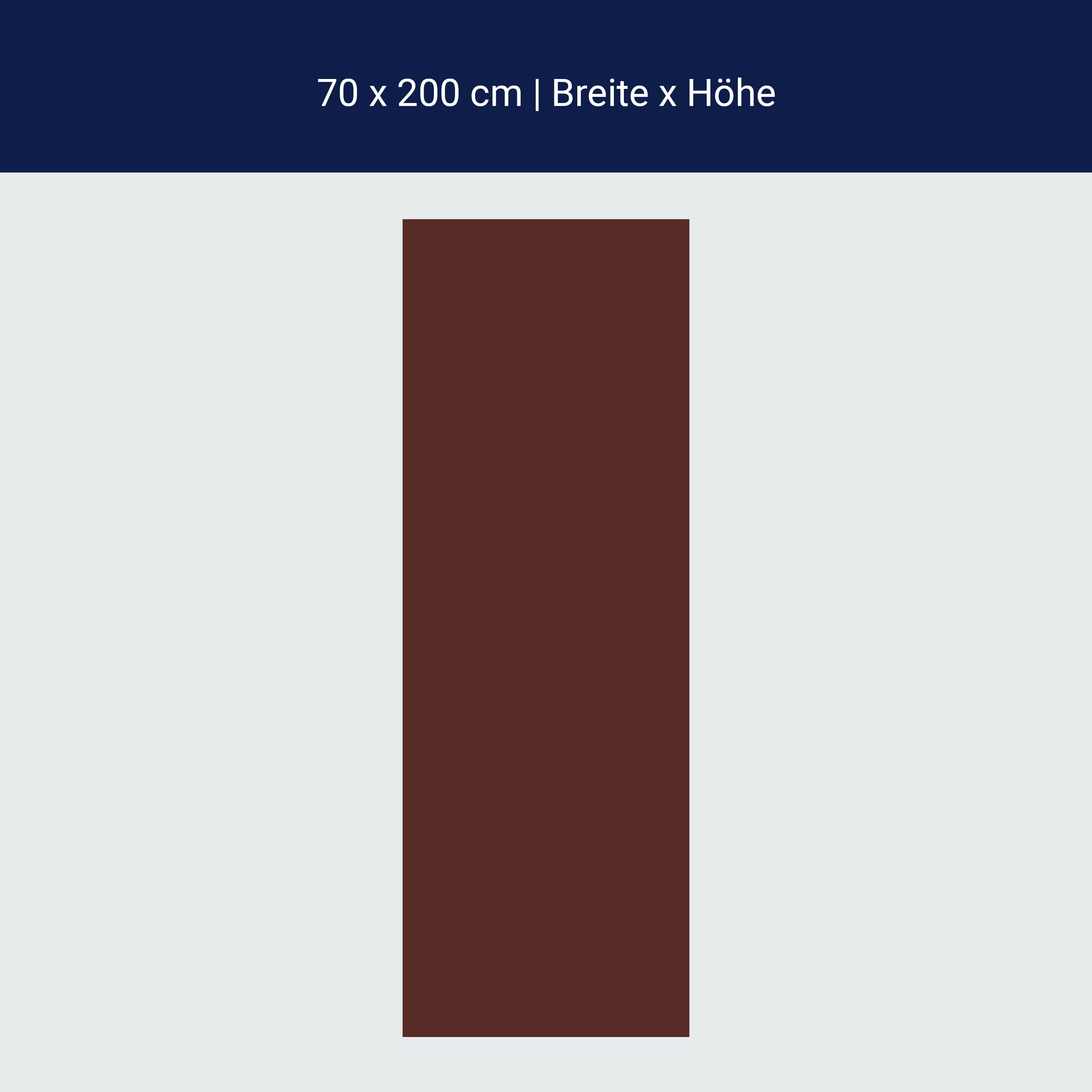 Türtapete einfarbig Braun M0751