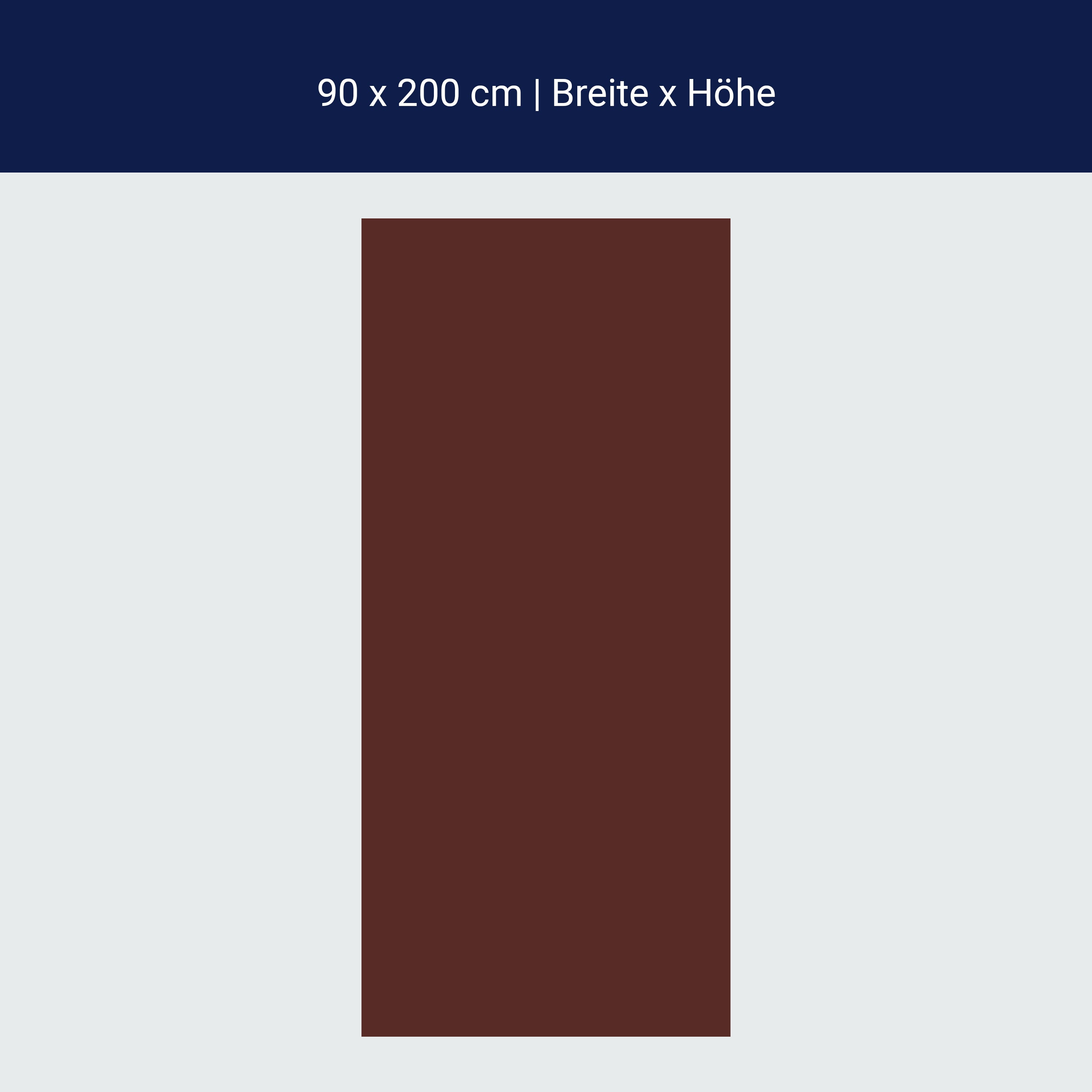 Türtapete einfarbig Braun M0751