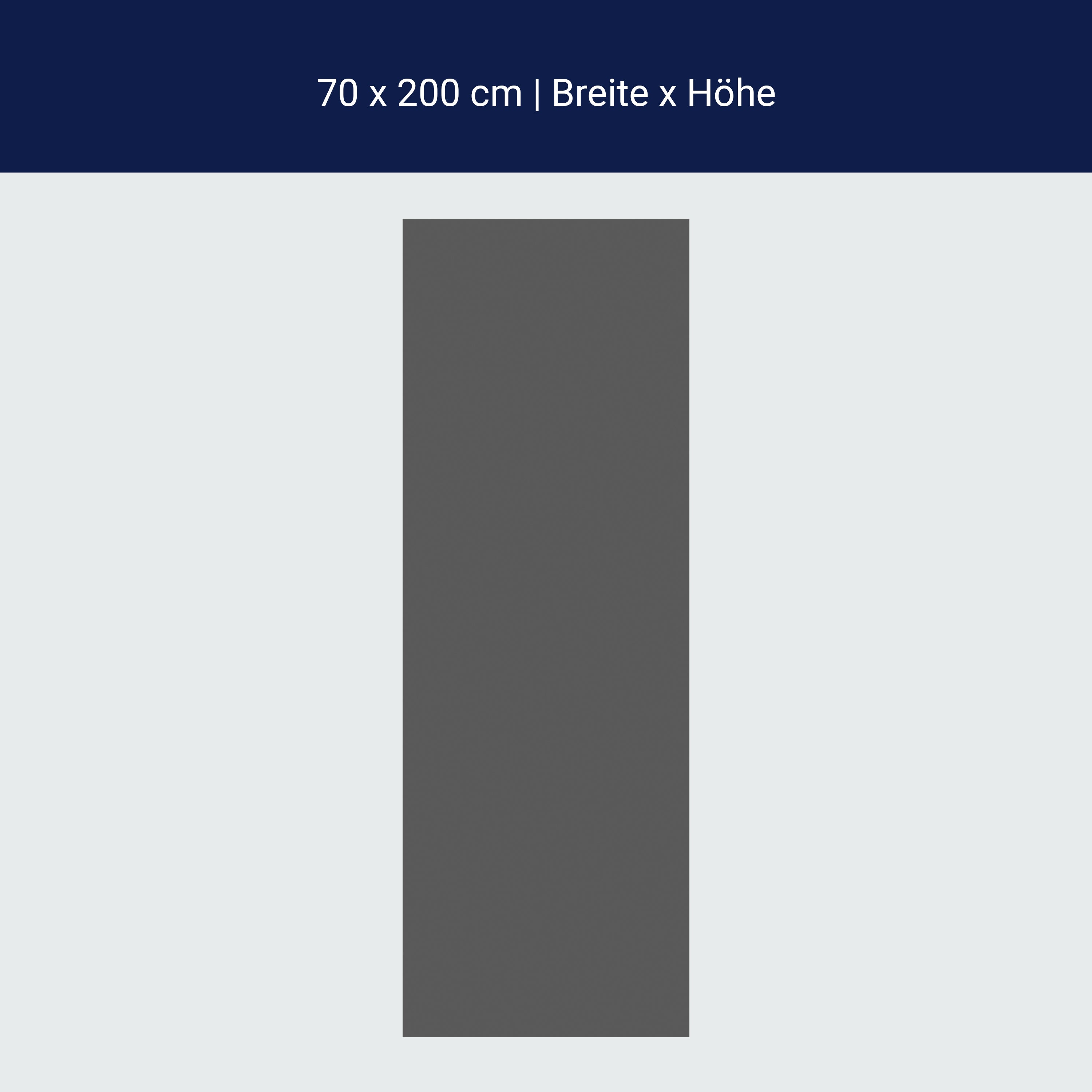 Türtapete einfarbig Dunkelgrau M0753