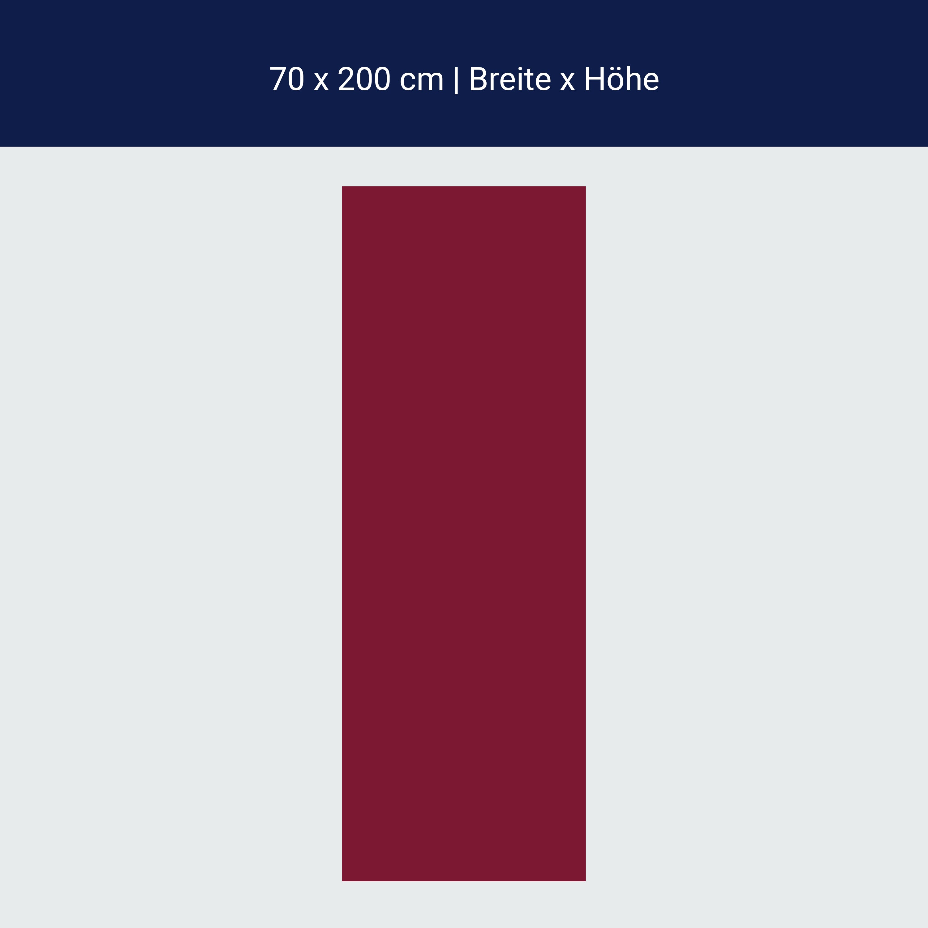 Türtapete einfarbig Bordeaux M0761