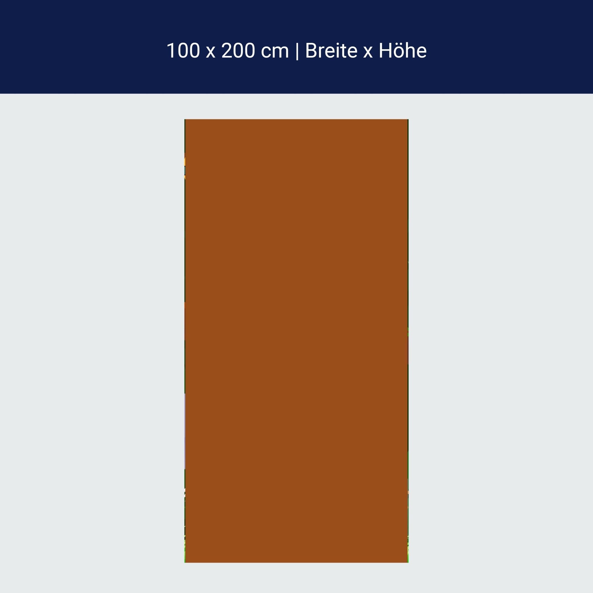 Türtapete einfarbig Hasselnuss M0762