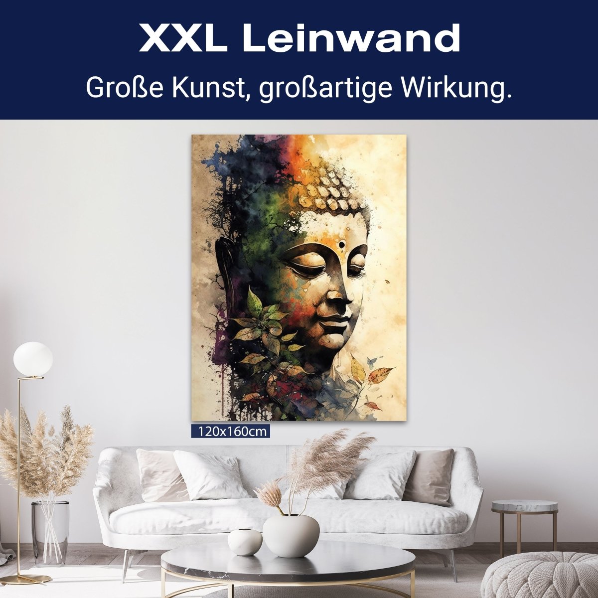 Leinwandbild Malerei, Buddha, Hochformat M0797 kaufen - Bild 9