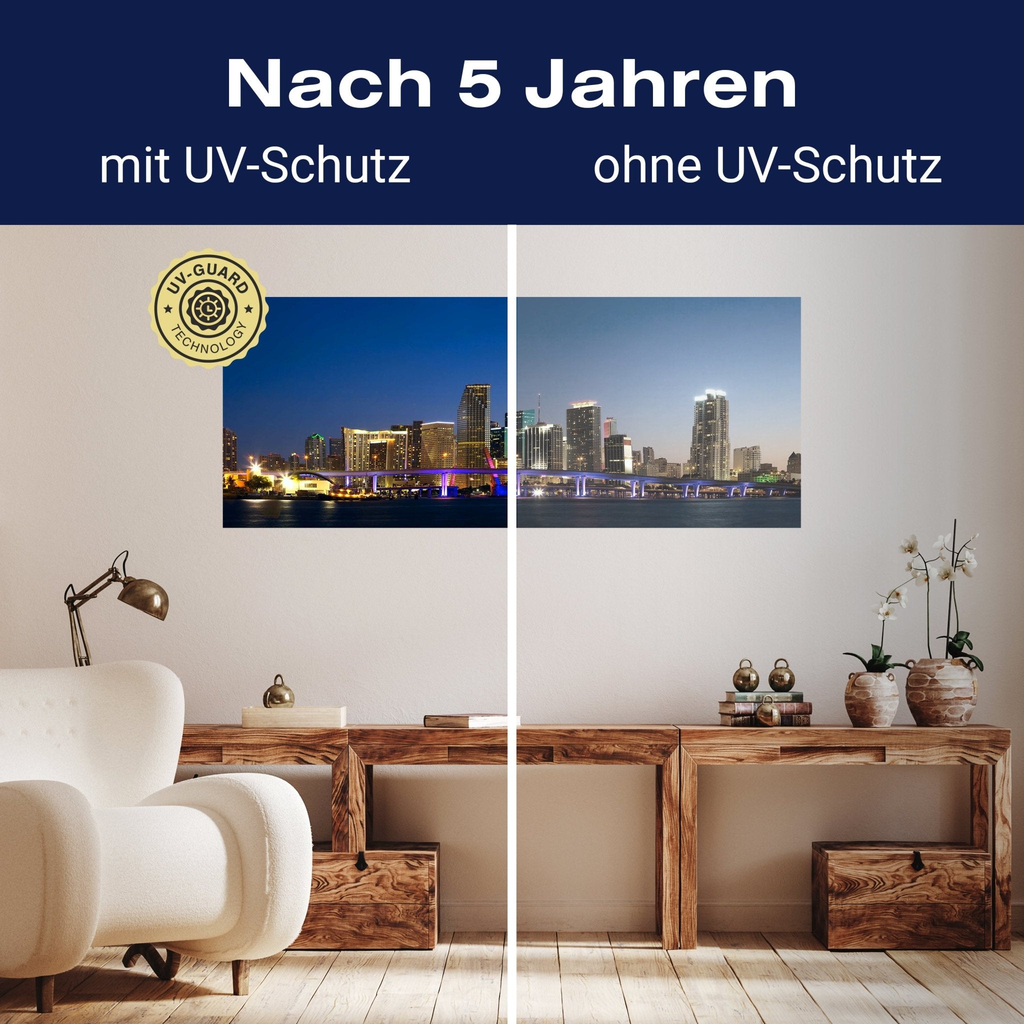 Leinwandbild Downtown Miami Skyline Panorama M0932 kaufen - Bild 9