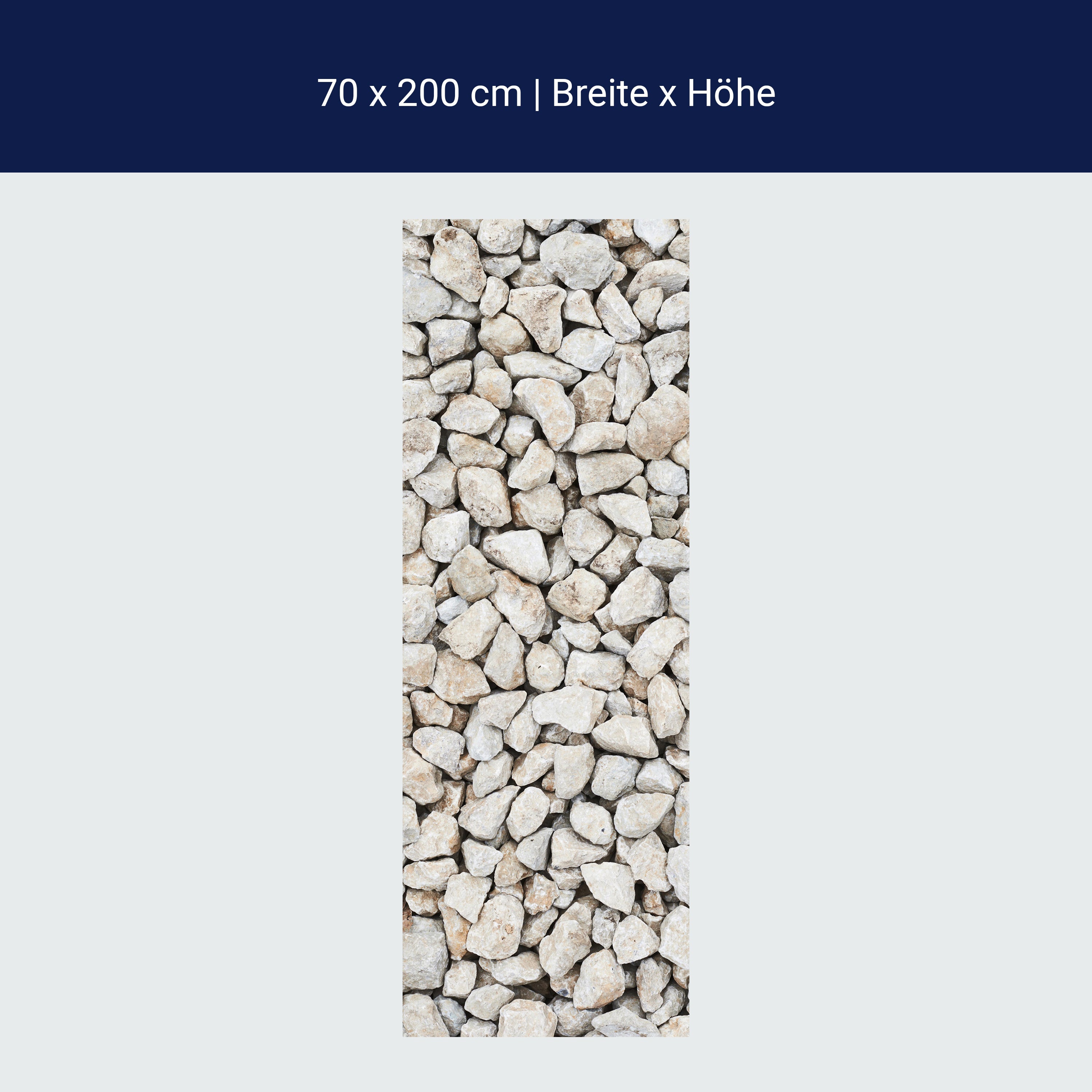 Türtapete Kieselsteinzusammensetzung M0938