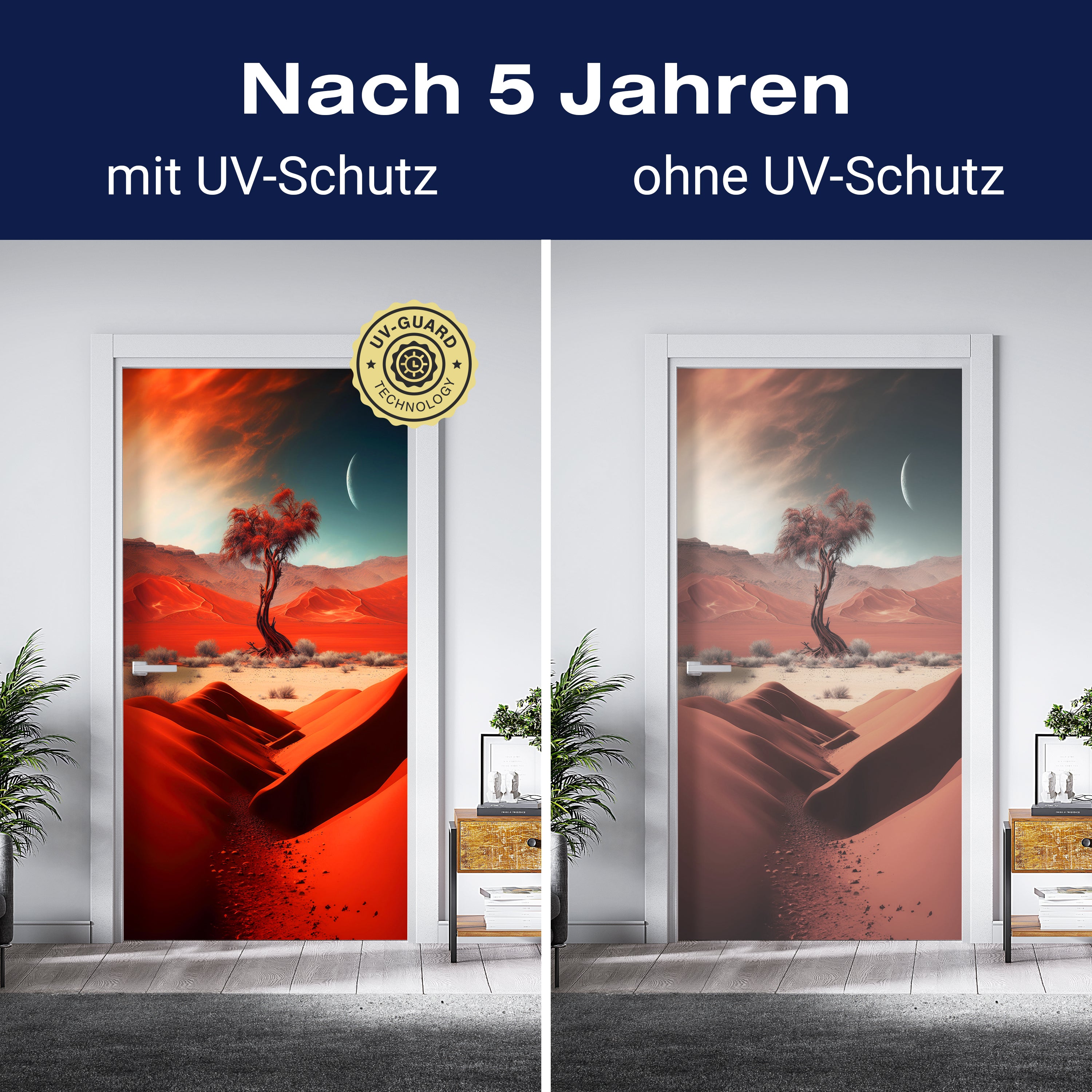 Türtapete Wüste, Baum, Landschaft M1510 - Bild 4