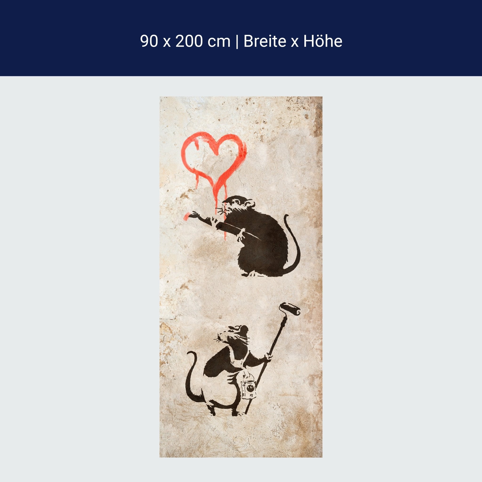 Türtapete Banksy Street Art M1540