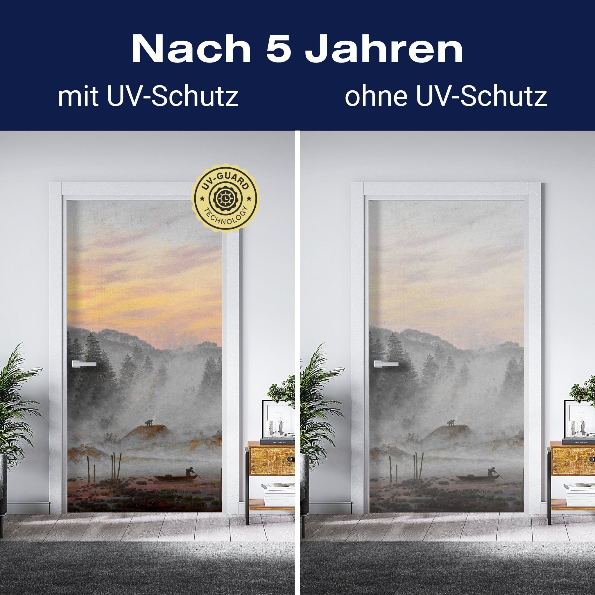 Türtapete Morgen Caspar David Friedrich M1549 - Bild 4