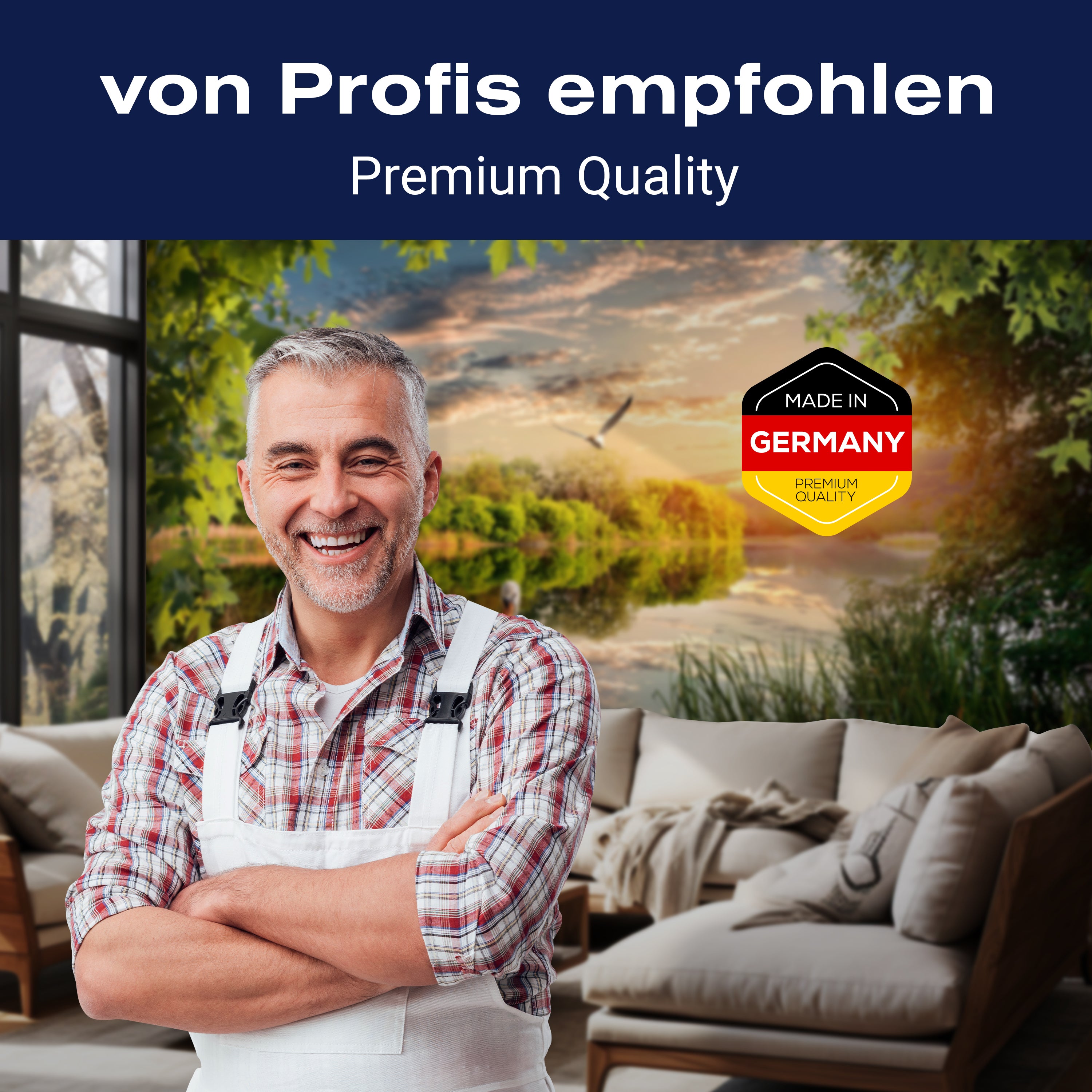 Fototapete Schwan im Fluss M5756 - Bild 5