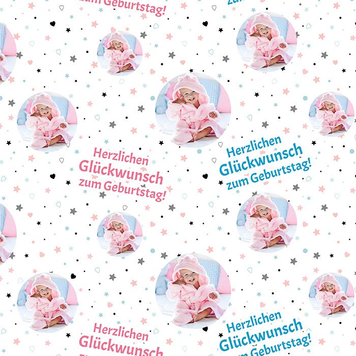 Geschenkpapier Sterne, Foto M0005