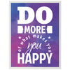 Poster do more, happiness, Pastell M0015