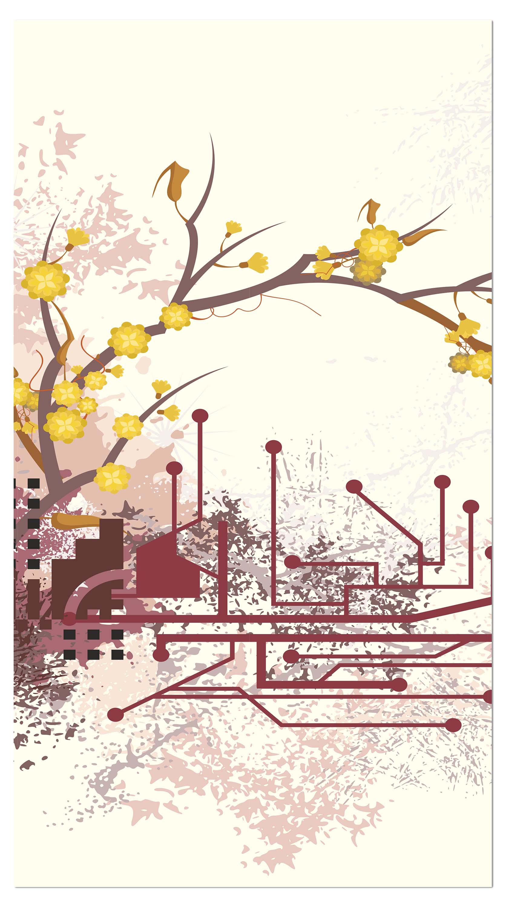 Garderobe Haruka Retro Blüten M0057 entdecken - Bild 4