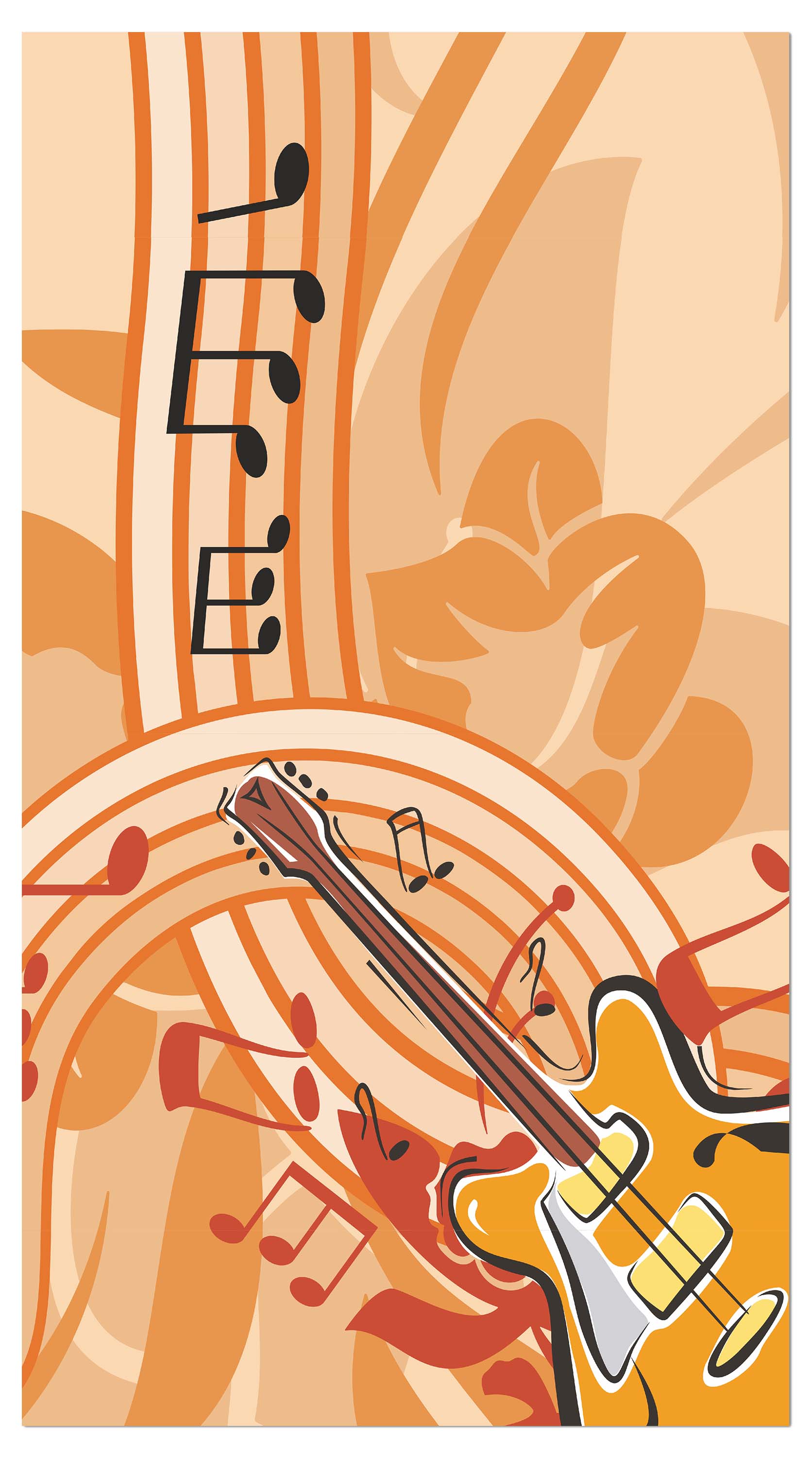 Garderobe Musik Gitarre Grunge M0076 entdecken - Bild 4