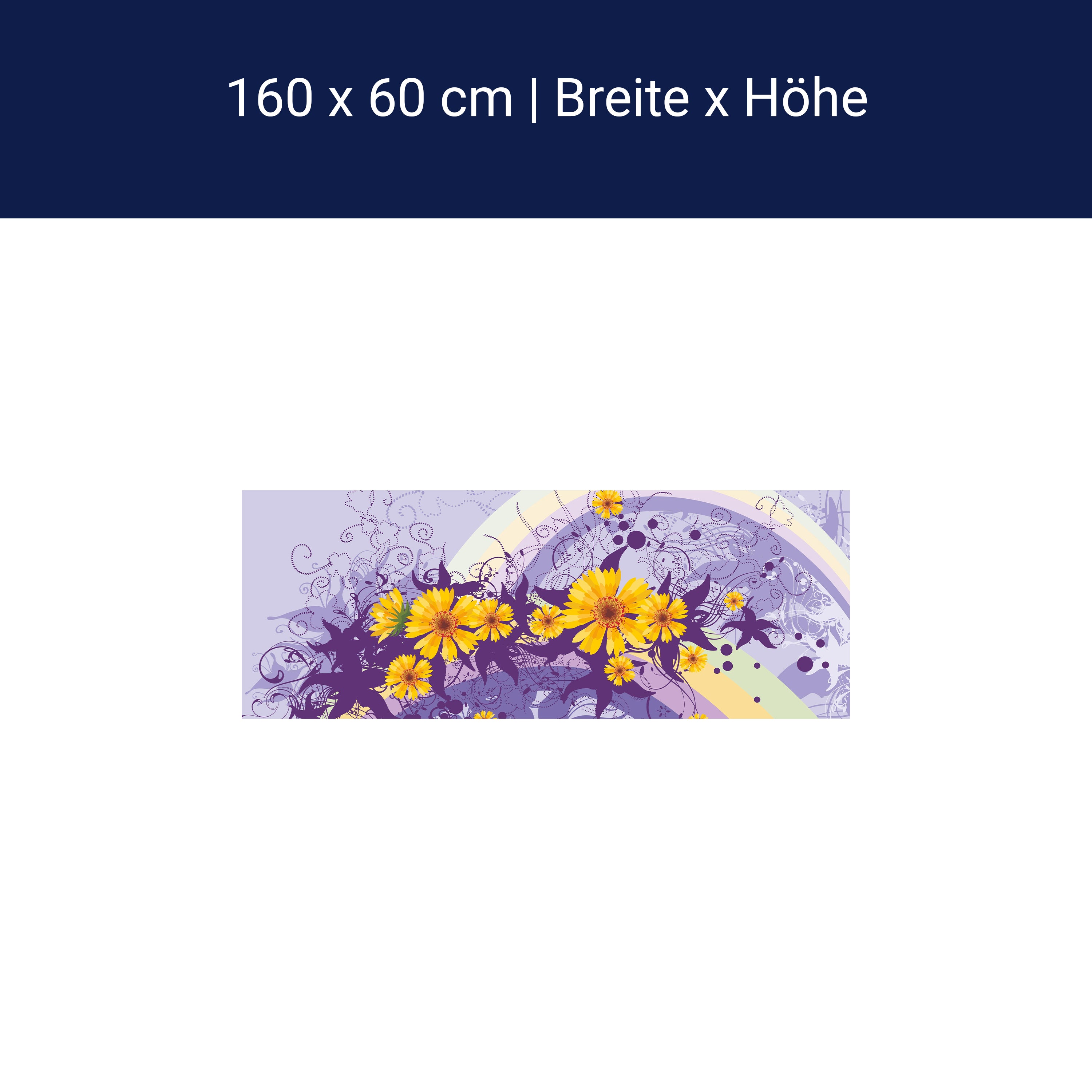 Küchenrückwand Franziska Blüten M0087