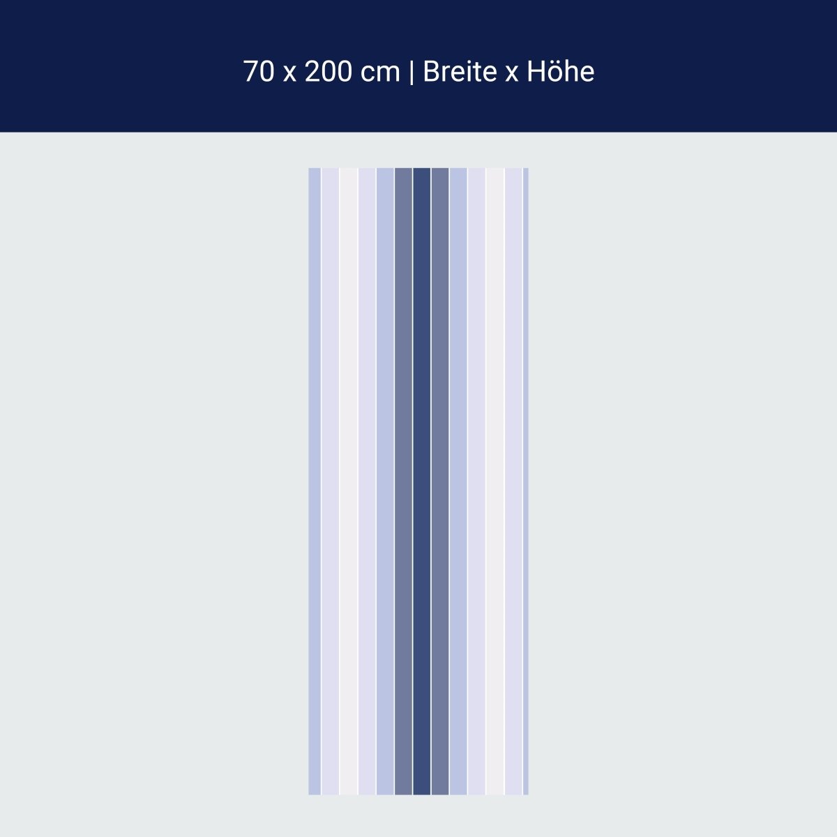 Duschwand Mattes Blau Muster M0088