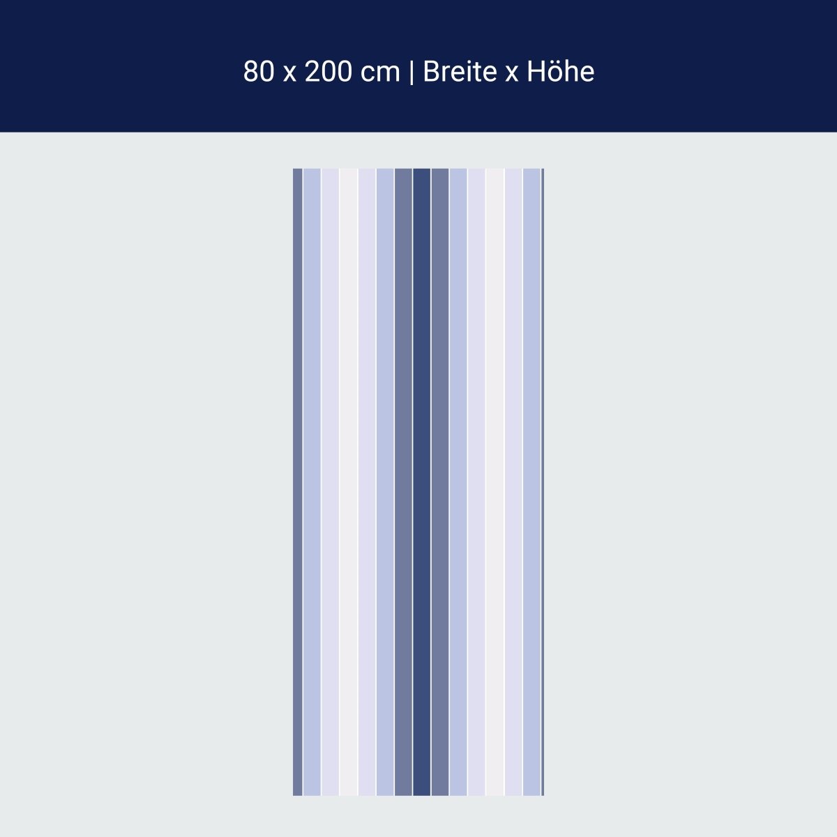 Duschwand Mattes Blau Muster M0088