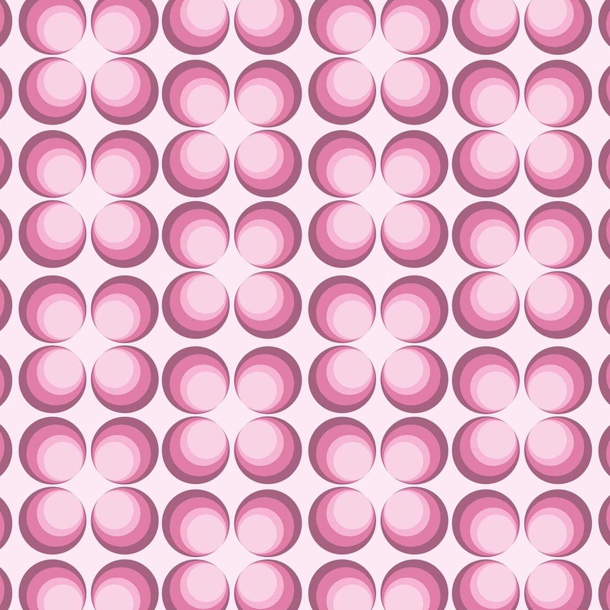 Beistelltisch Retrokreise Rosa Muster M0101 entdecken - Bild 2