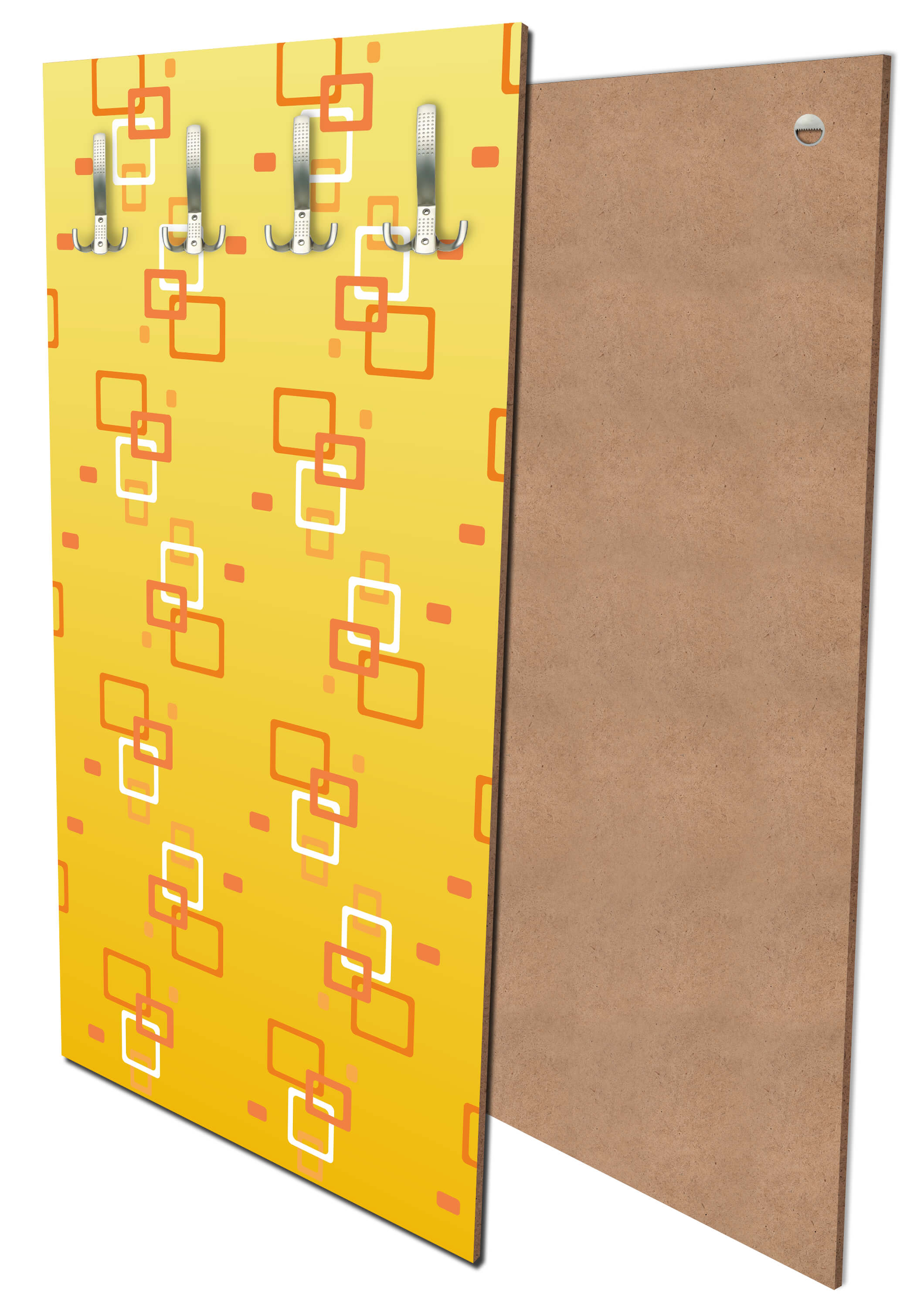 Garderobe Retrokästchen Gelb Muster M0106 entdecken - Bild 1