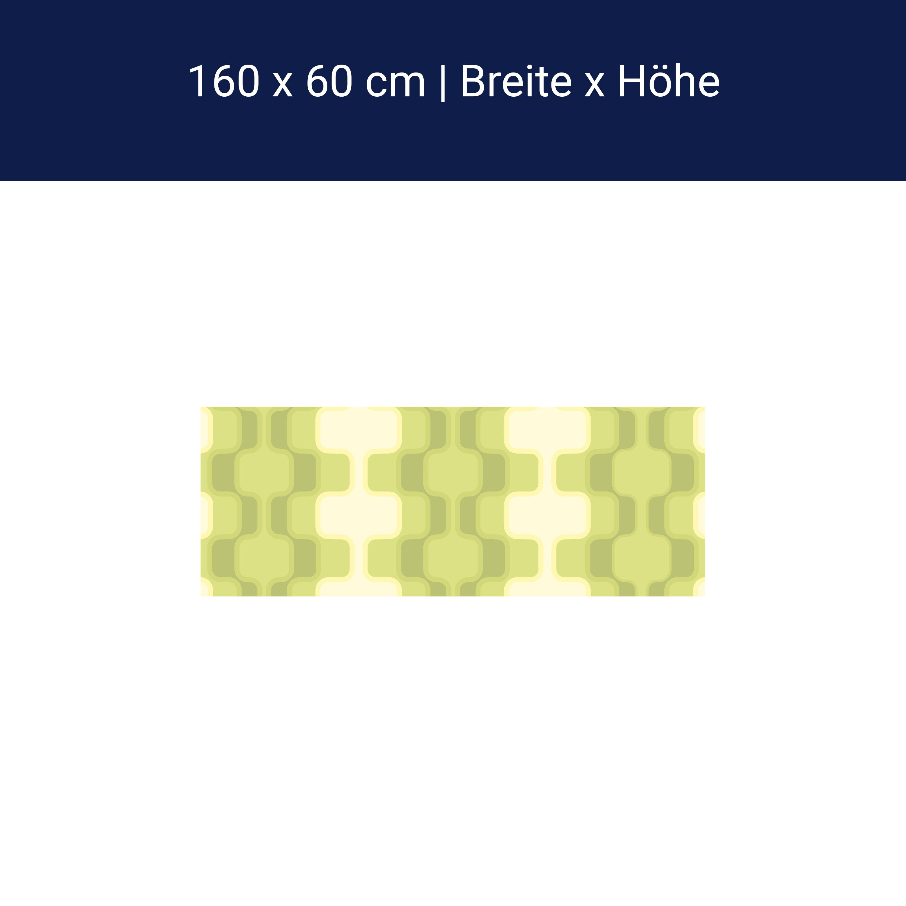 Küchenrückwand Retromuster Grün Muster M0108