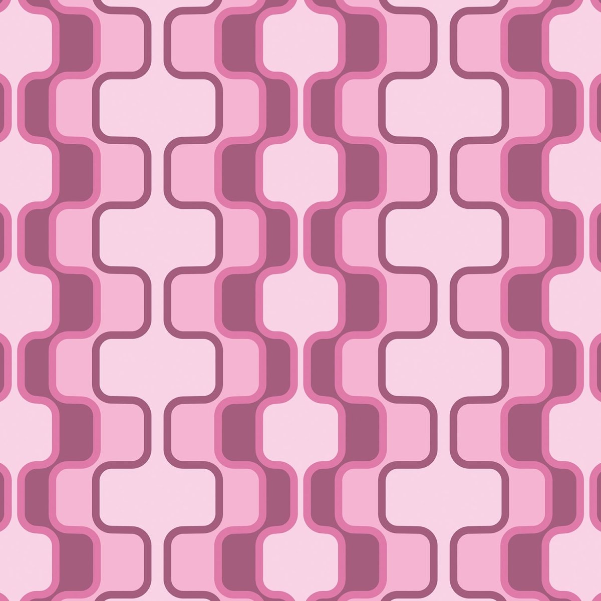 Beistelltisch Retromuster Pink Muster M0112 entdecken - Bild 2