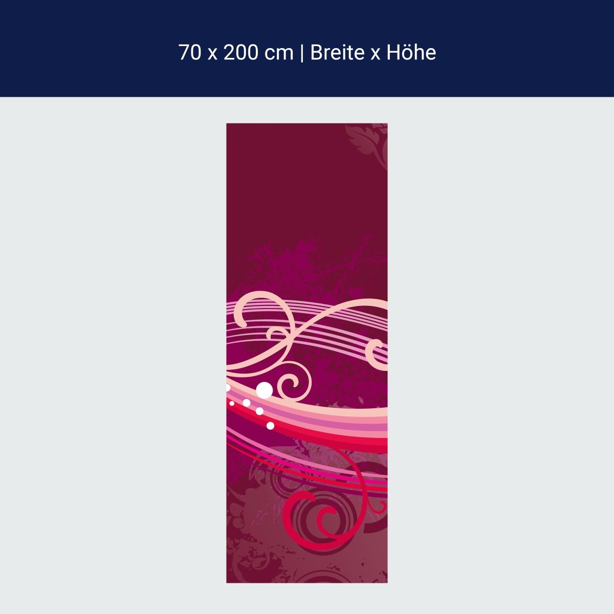 Duschwand Greta Floral M0138