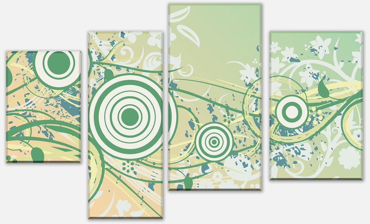 Leinwandbild Mehrteiler Claudia Floral M0140