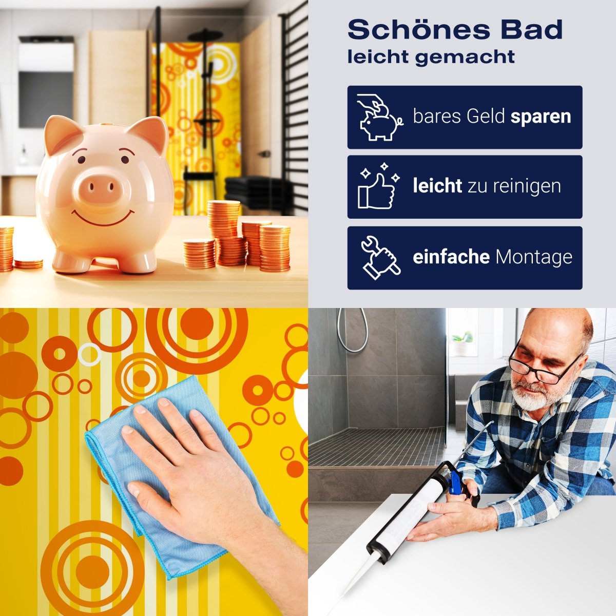 Duschwand Linda Muster M0146 entdecken - Bild 7