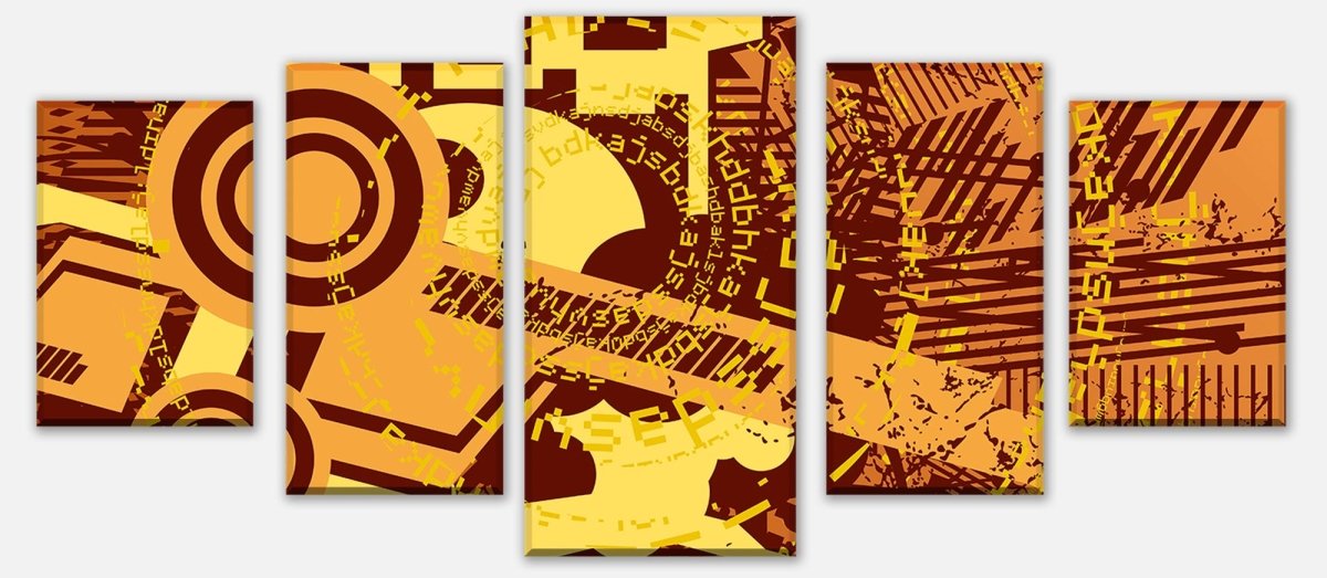 Leinwandbild Mehrteiler Alex Muster M0152 entdecken - Bild 1