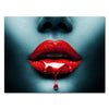 Leinwandbild Frauen Lippen M0160